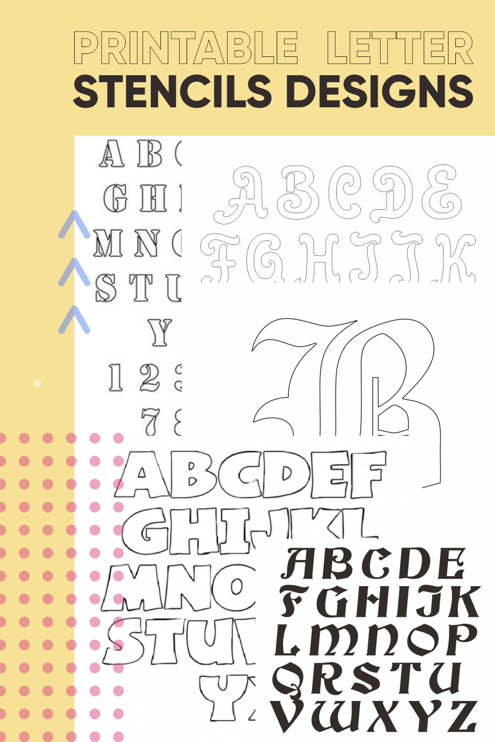 Template Free Printable Word Stencils