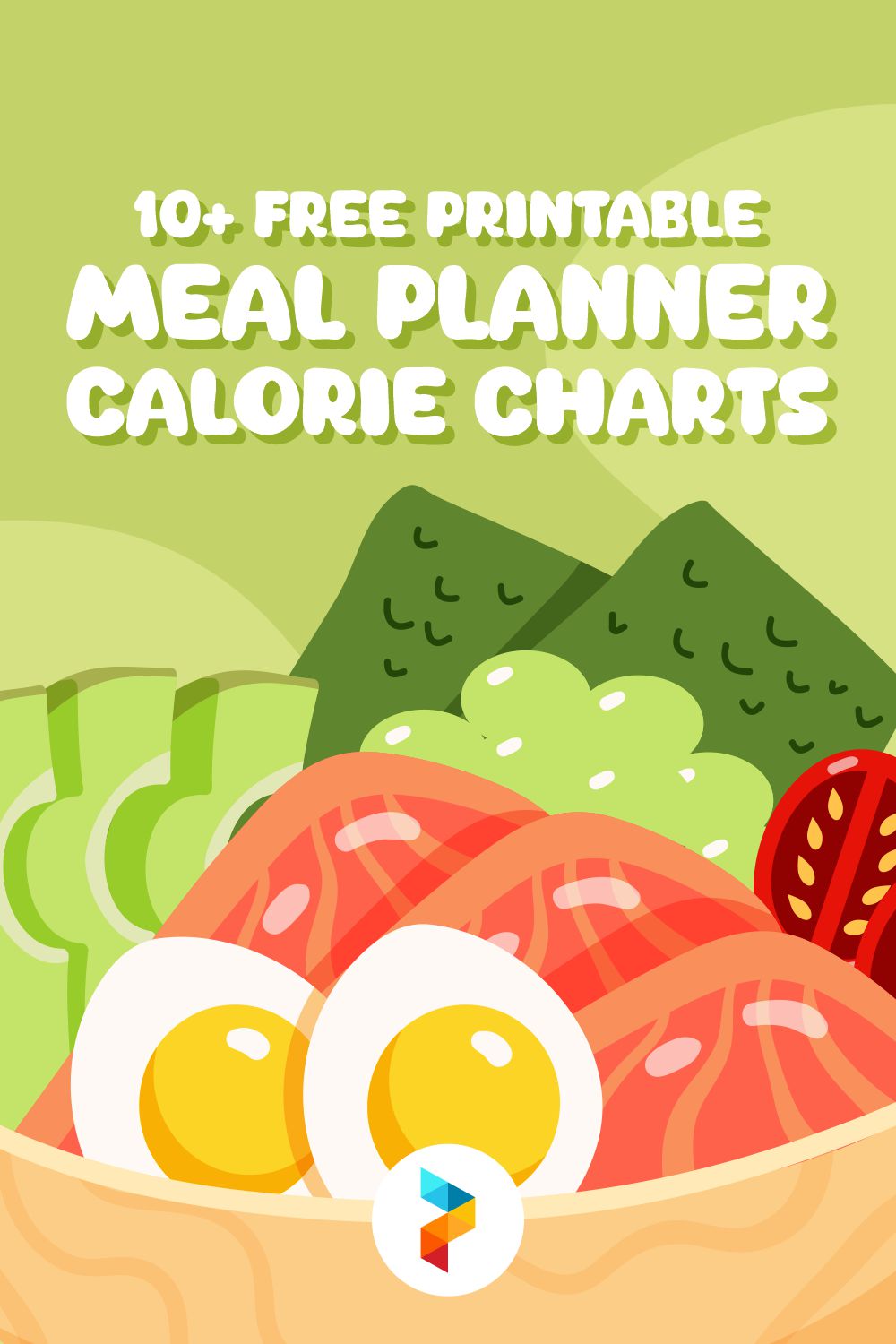 Printable Meal Planner Calorie Charts