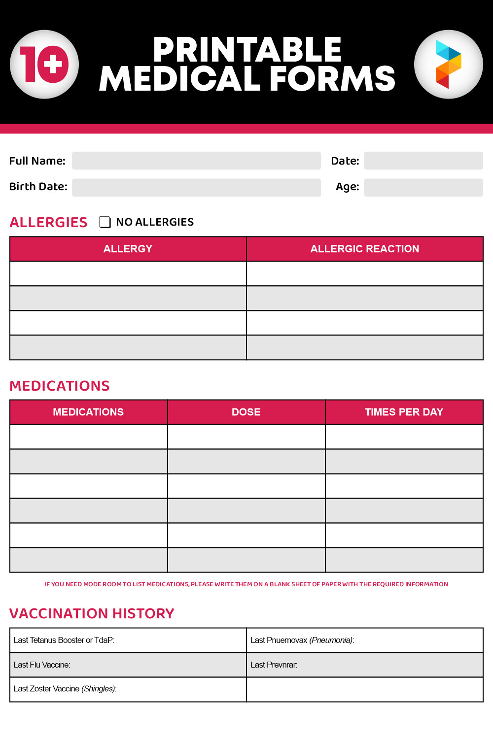 Medical Forms