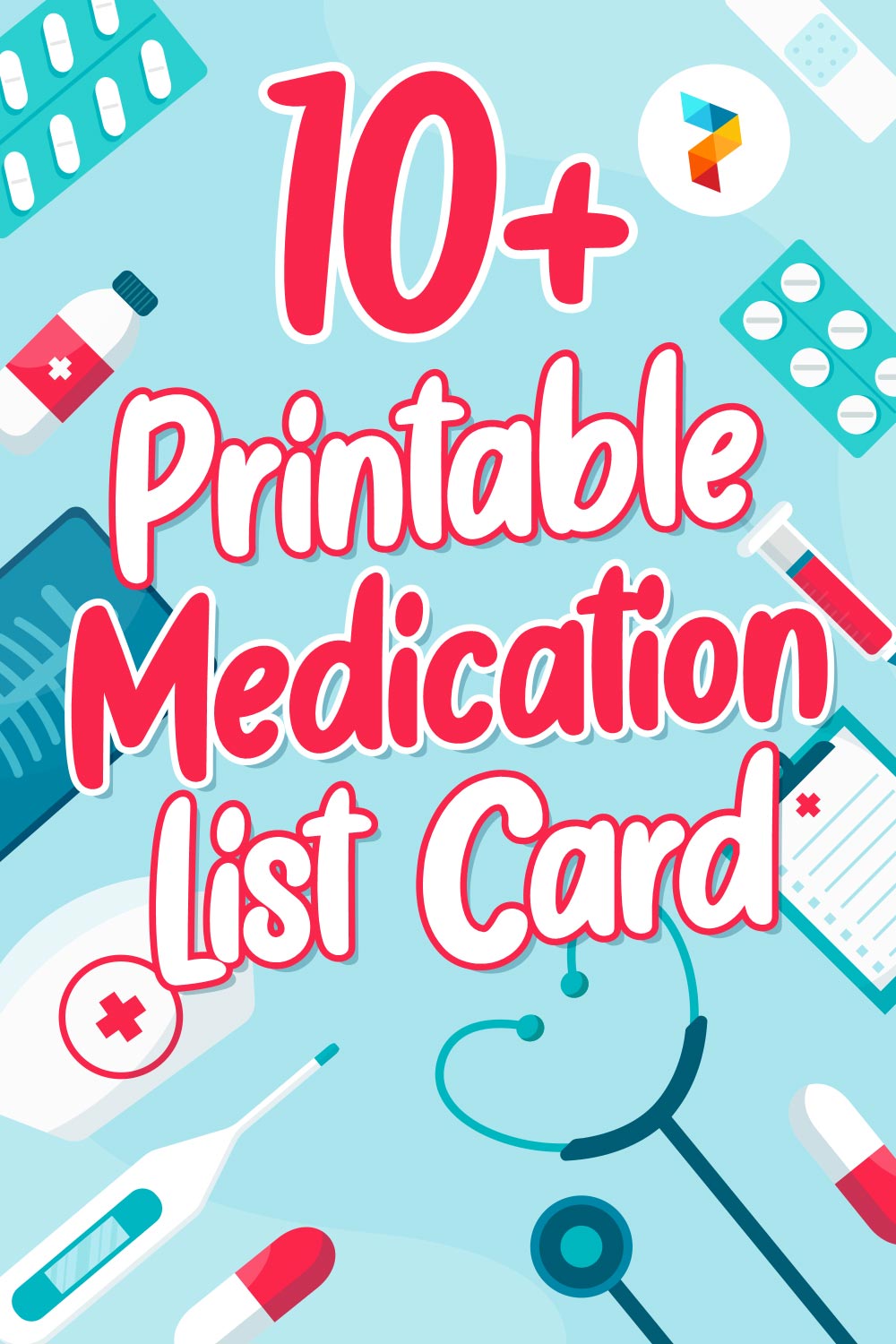 Printable Medication List Card