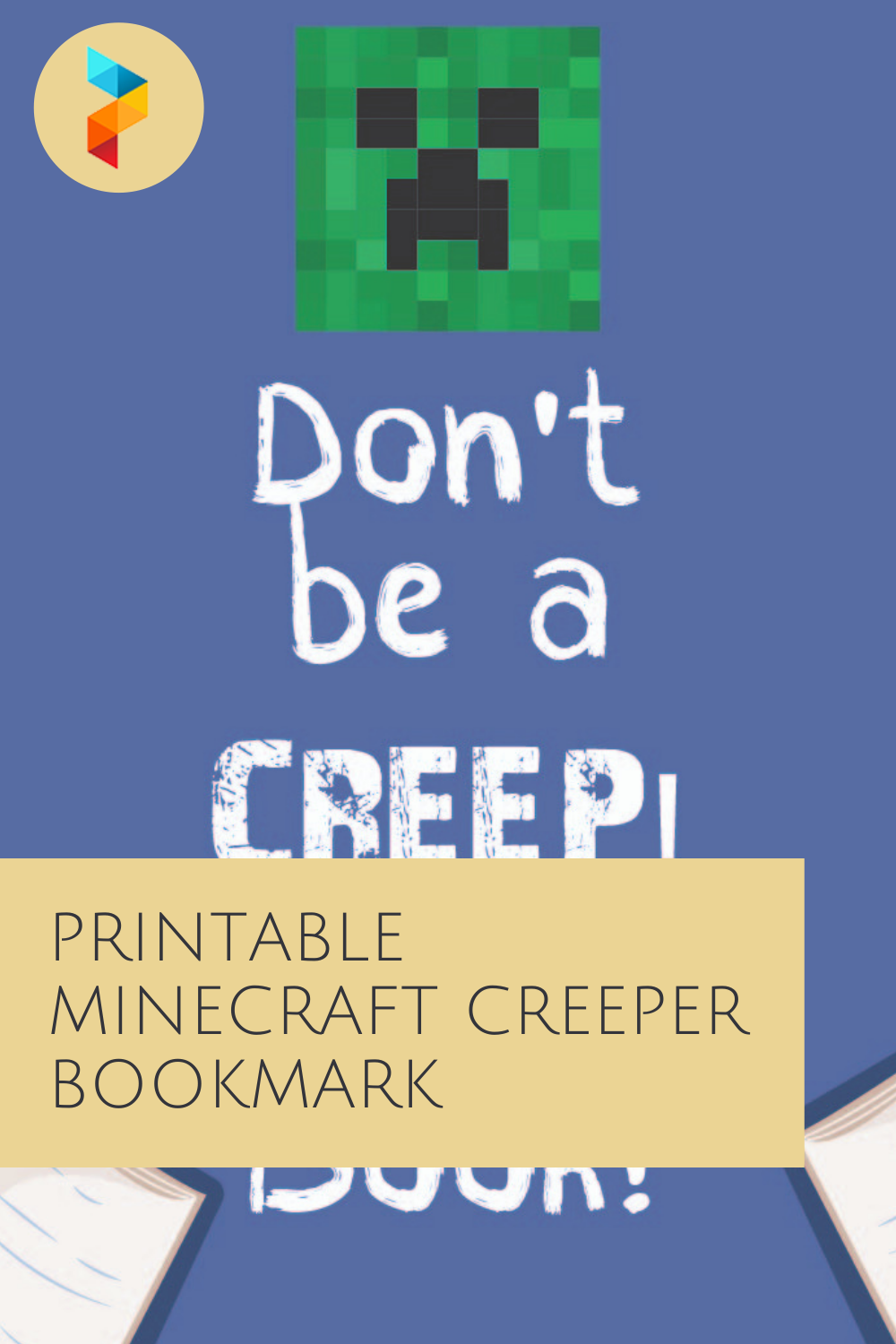 Minecraft Creeper Bookmark Minecraft Creeper Bookmark