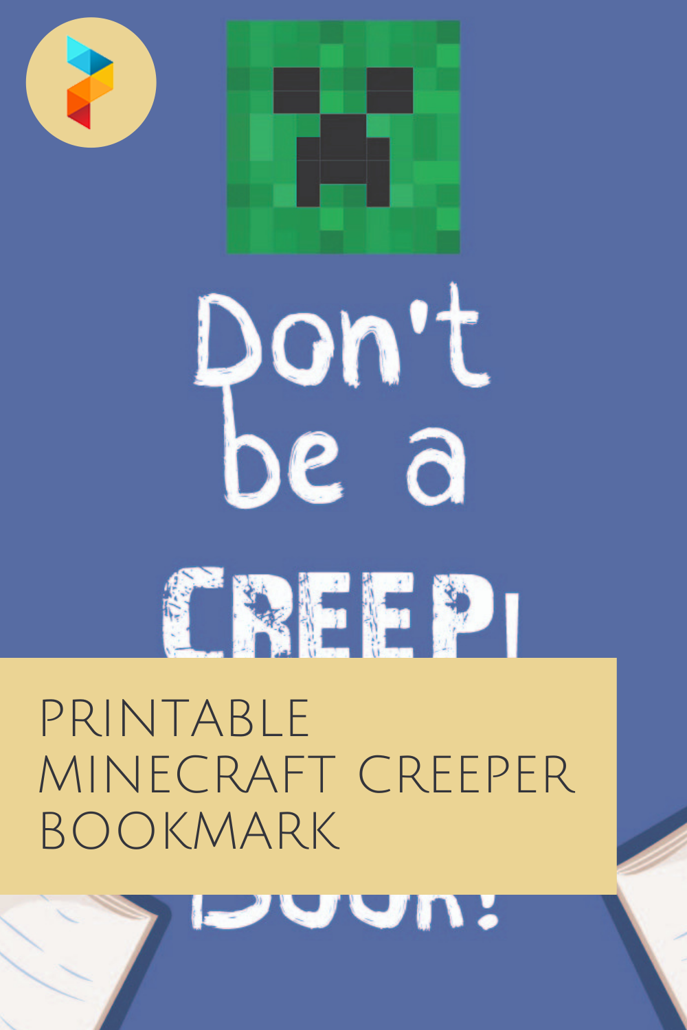 10 best free printable minecraft creeper bookmark printablee com