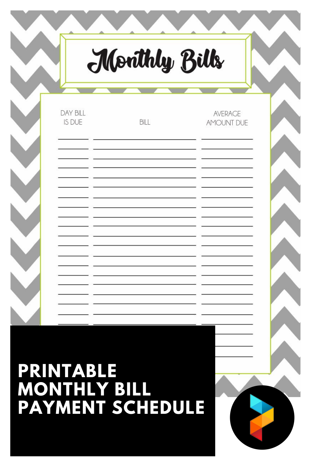 10 Best Printable Monthly Bill Payment Schedule PDF for Free at Printablee