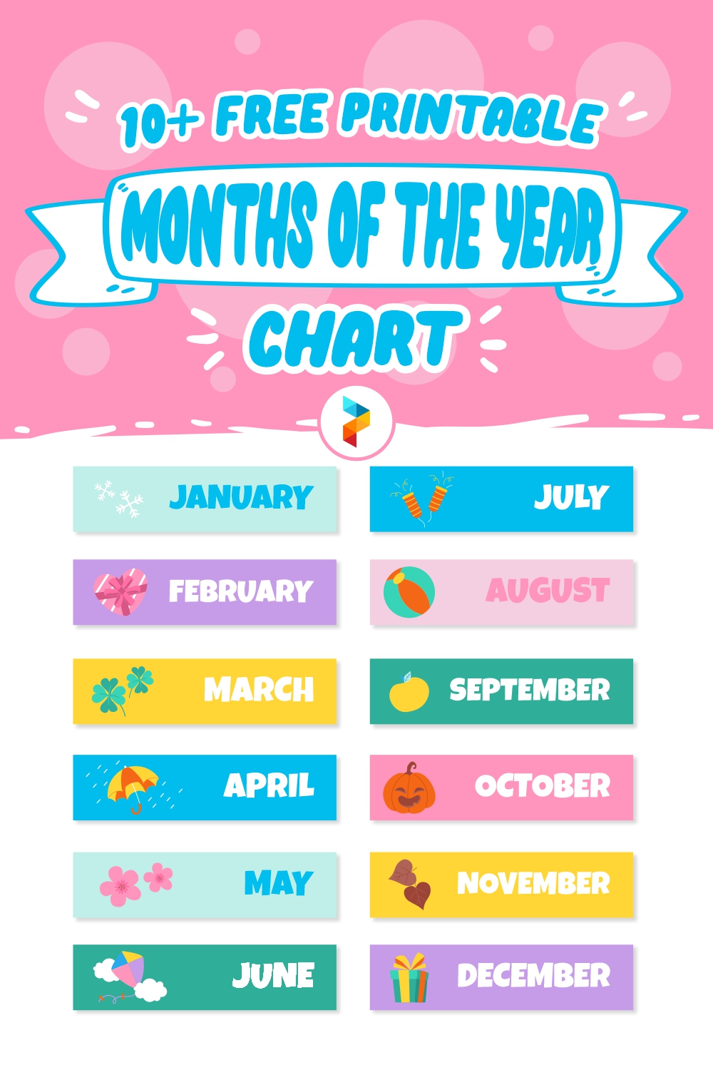 Months Of The Year Chart