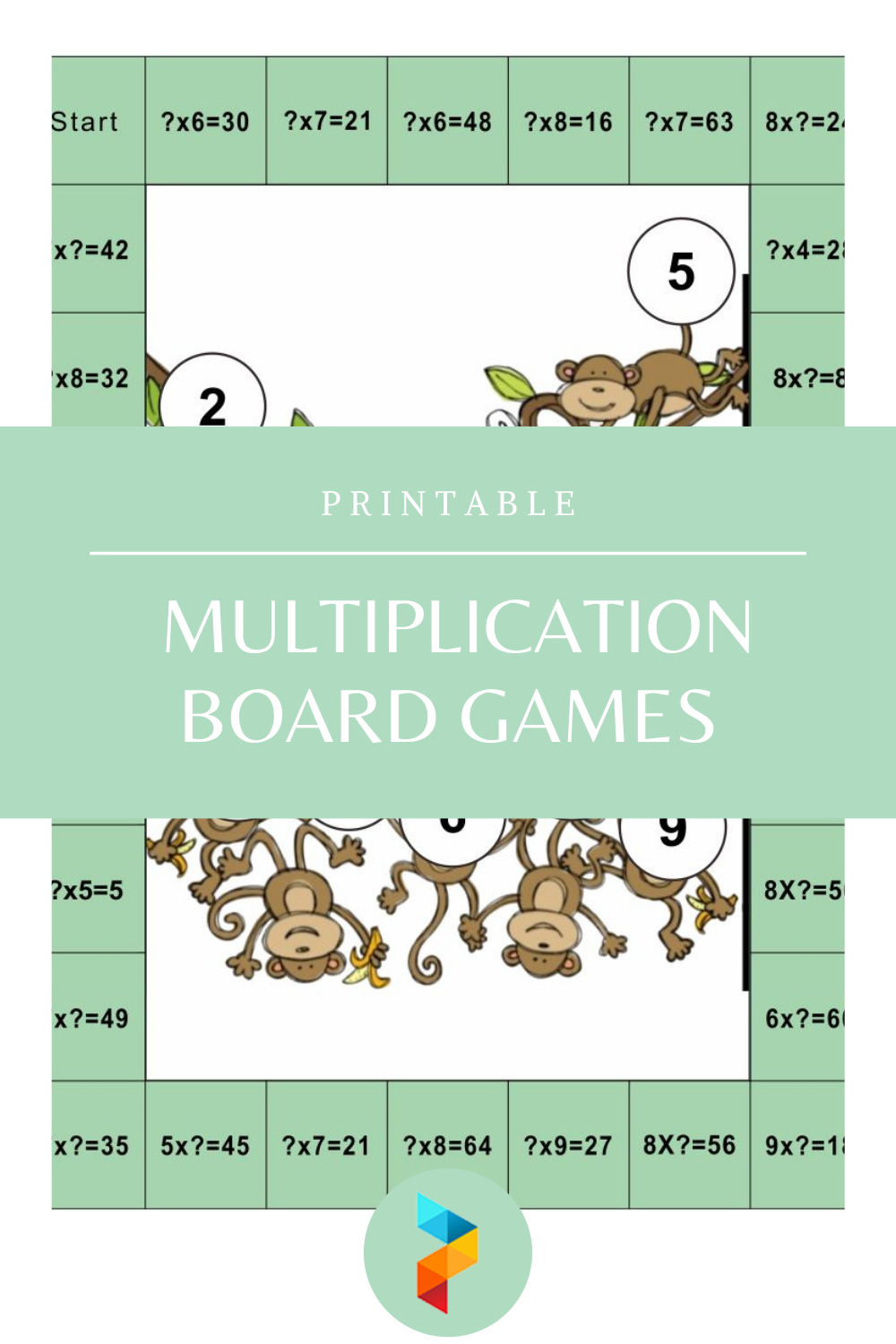 4 best printable multiplication board games printableecom