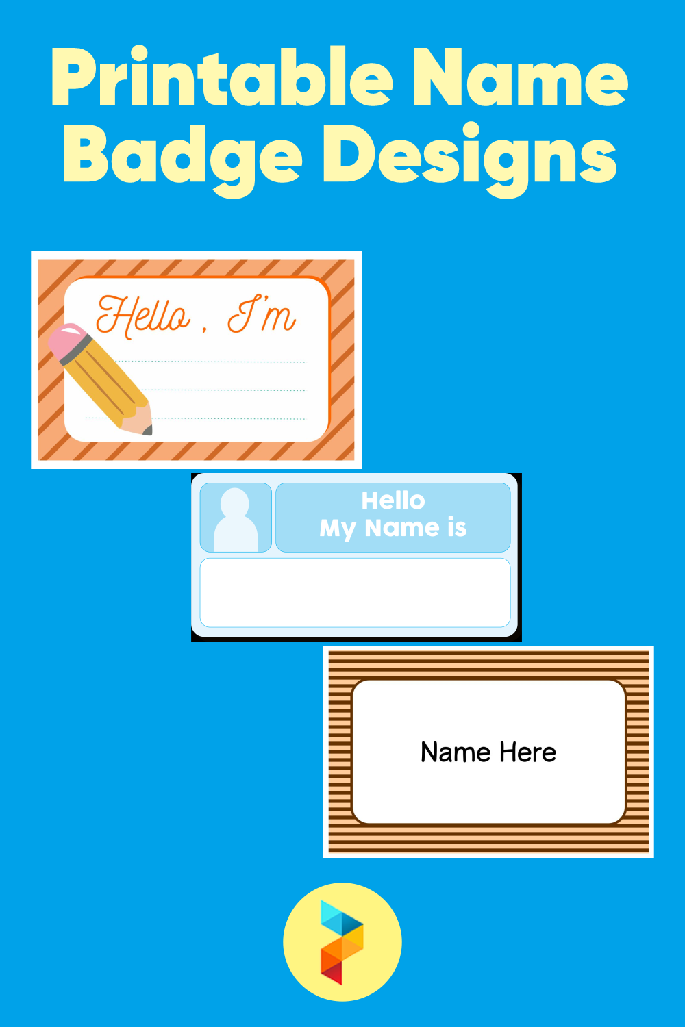 Name Badge Designs 10 Free PDF Printables Printablee