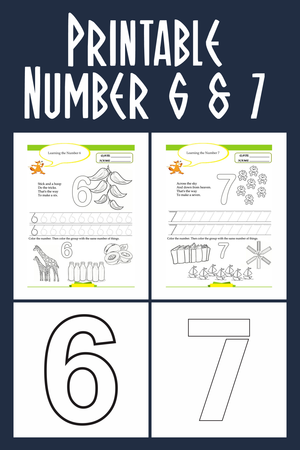 Number 6 7 Number 6 7