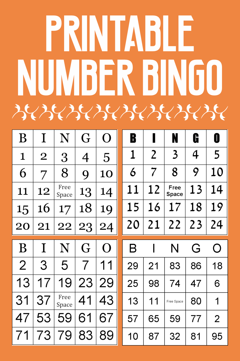 10 Best Free Printable Number Bingo - printablee.com