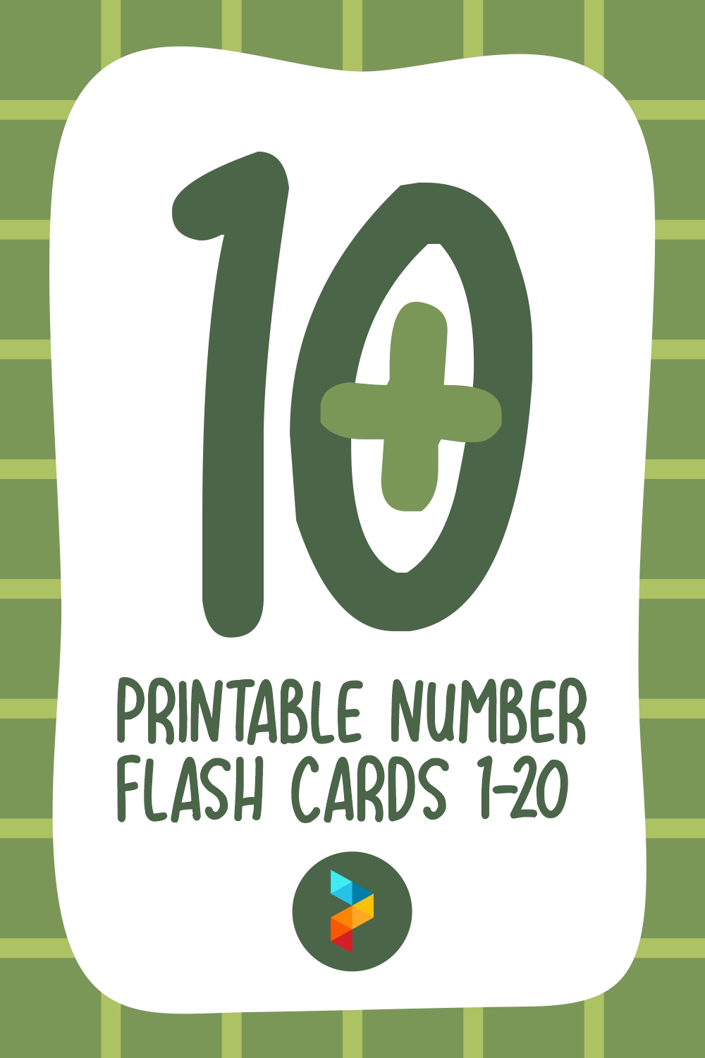 Printable Number Flash Cards 1-20