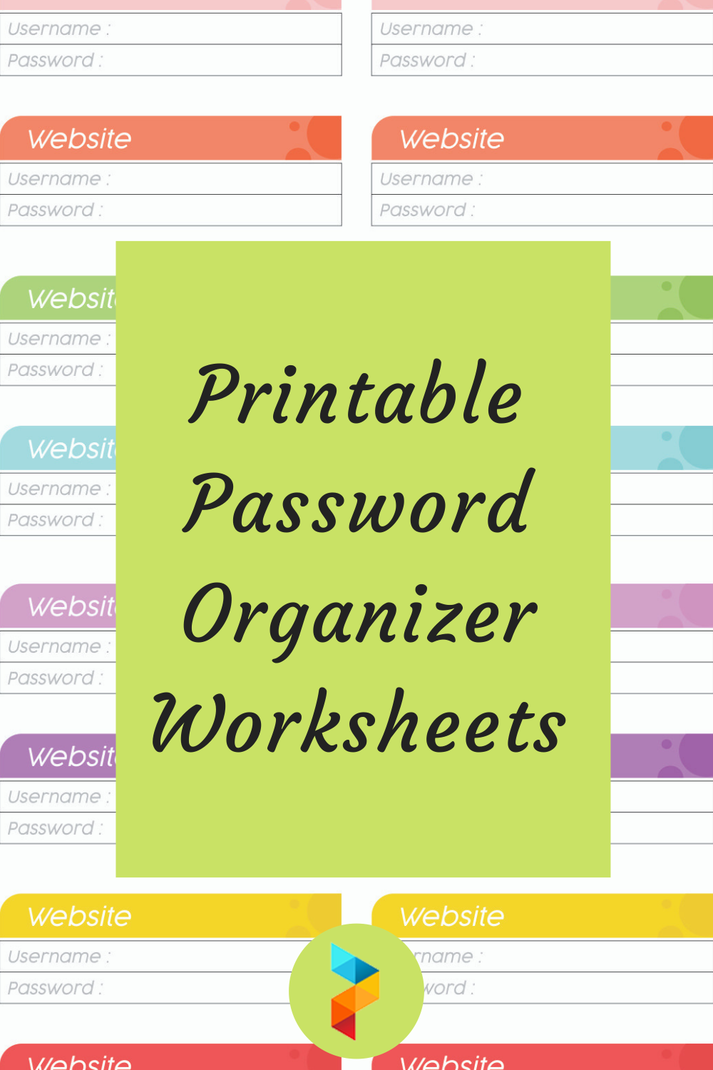 10 Best Free Printable Password Organizer Worksheets Pdf For Free At 6979