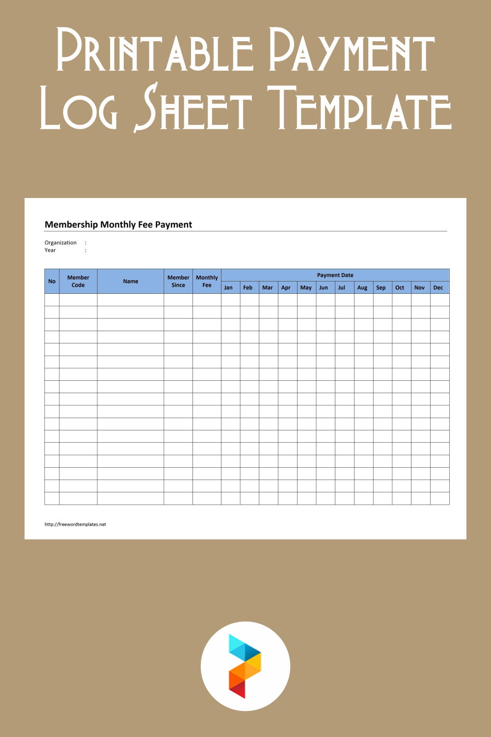 Payment Chart Template