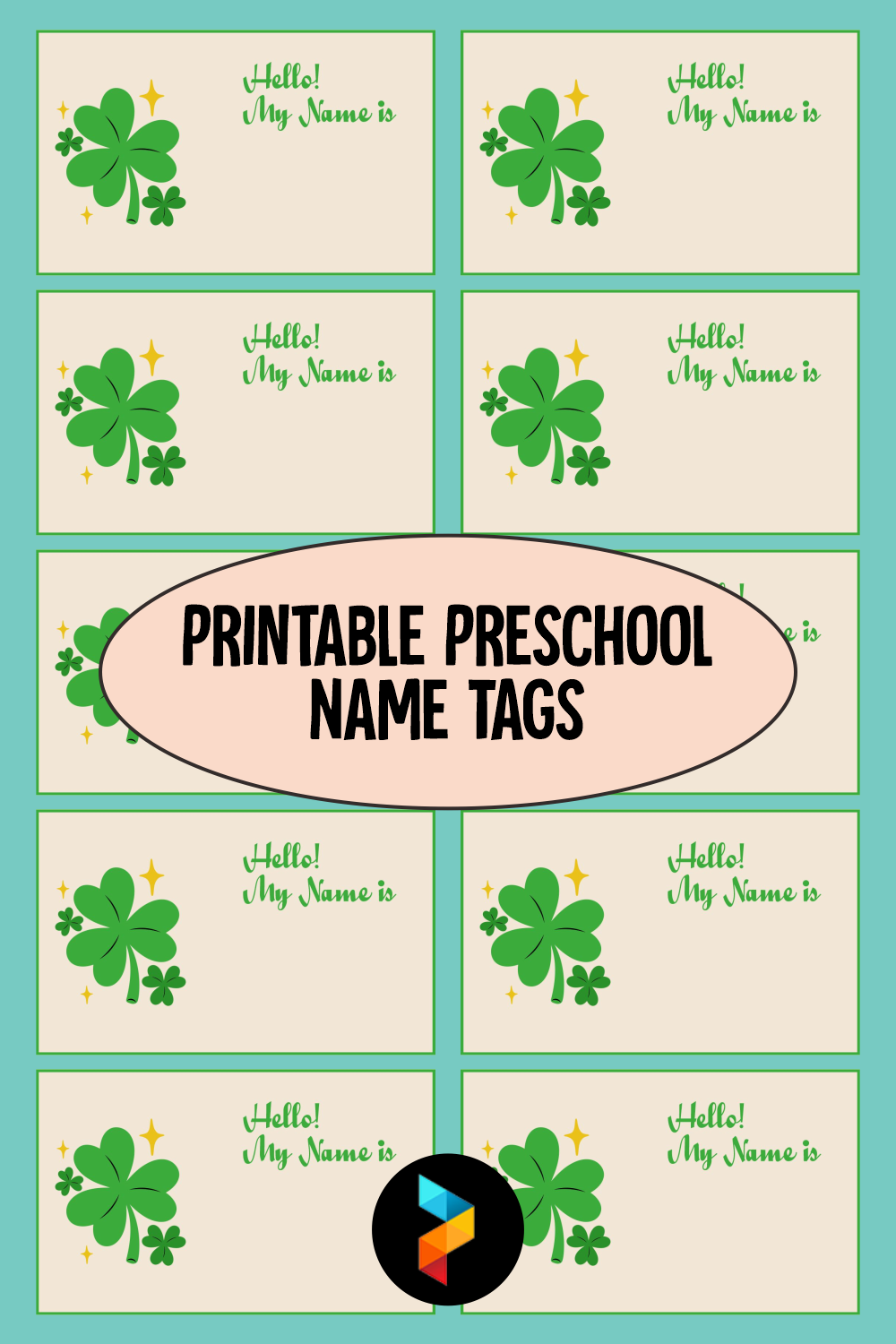 Preschool Name Tags