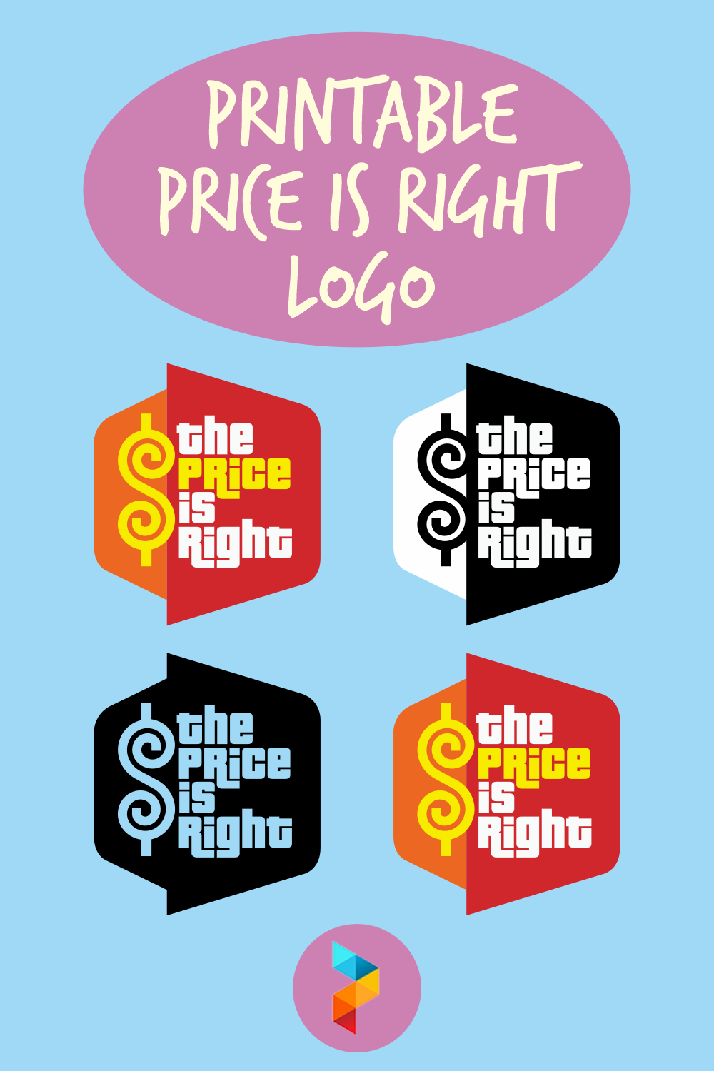Free Printable Price Is Right Name Tags