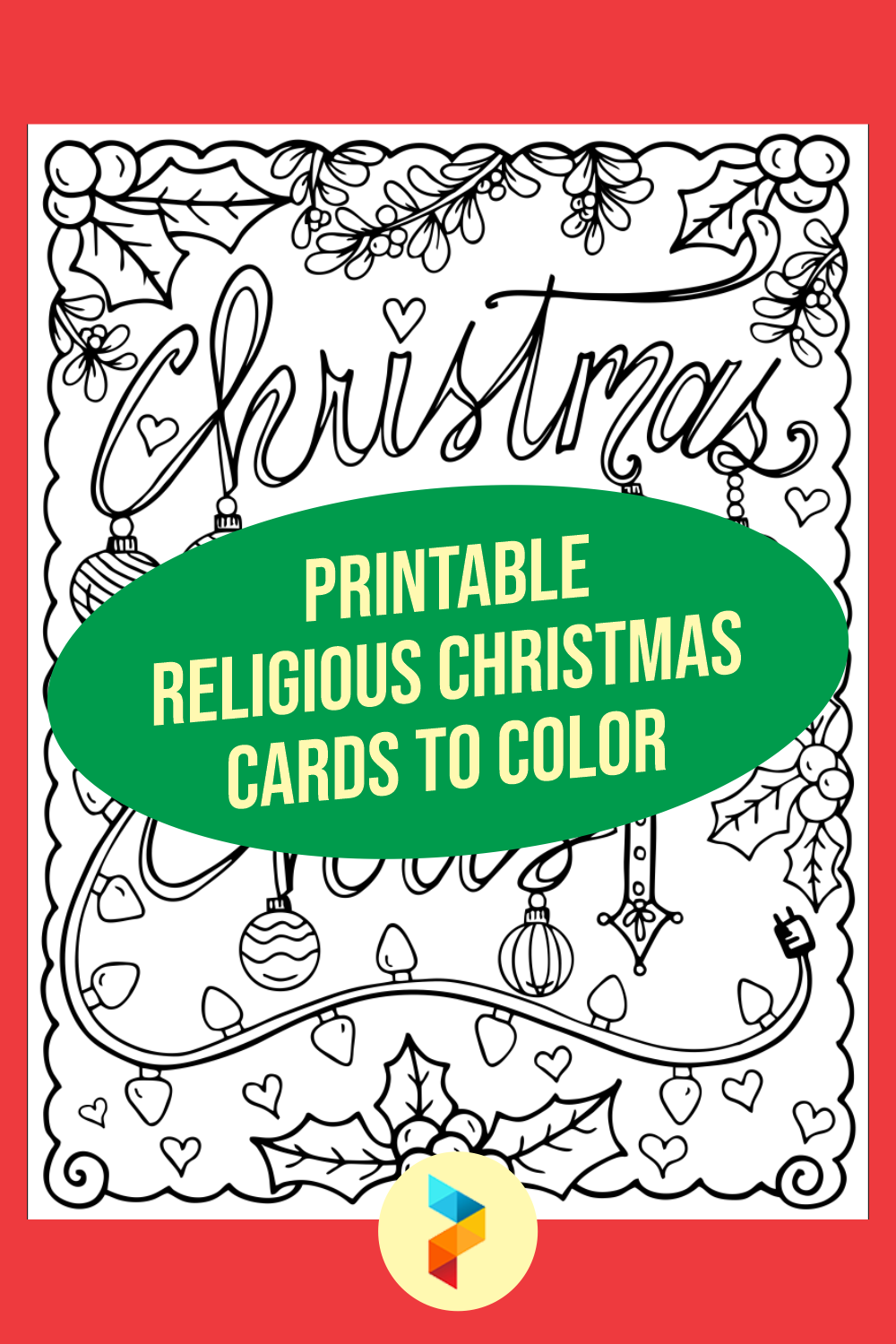 10 Best Printable Religious Christmas Cards To Color PDF for Free at