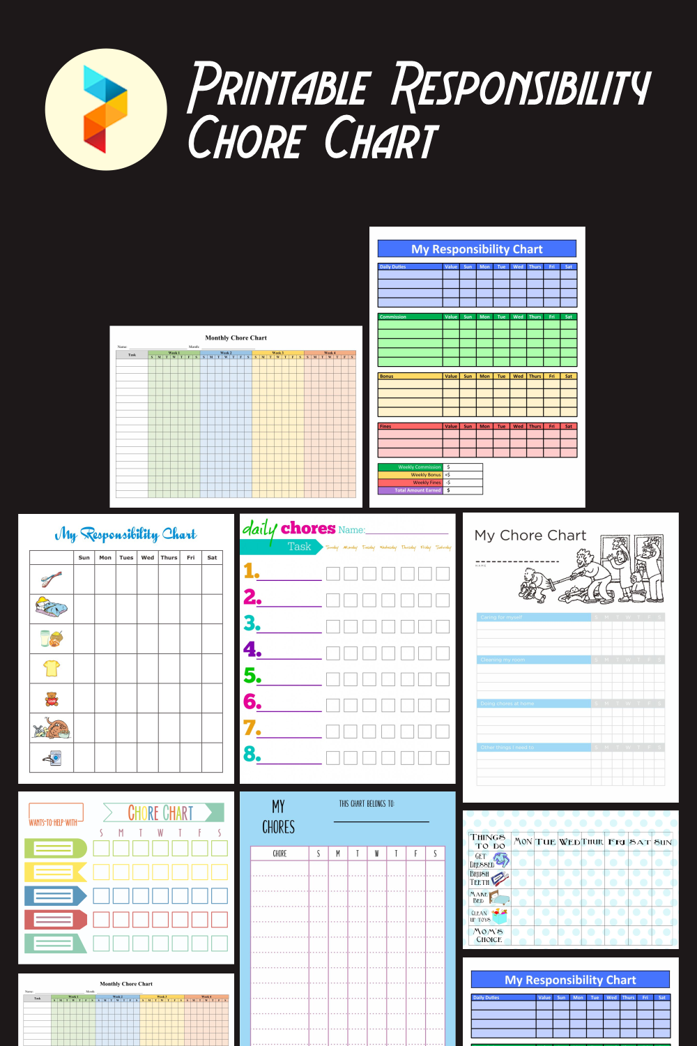 10 Best Printable Responsibility Chore Chart Pdf For Free At Printablee 0296