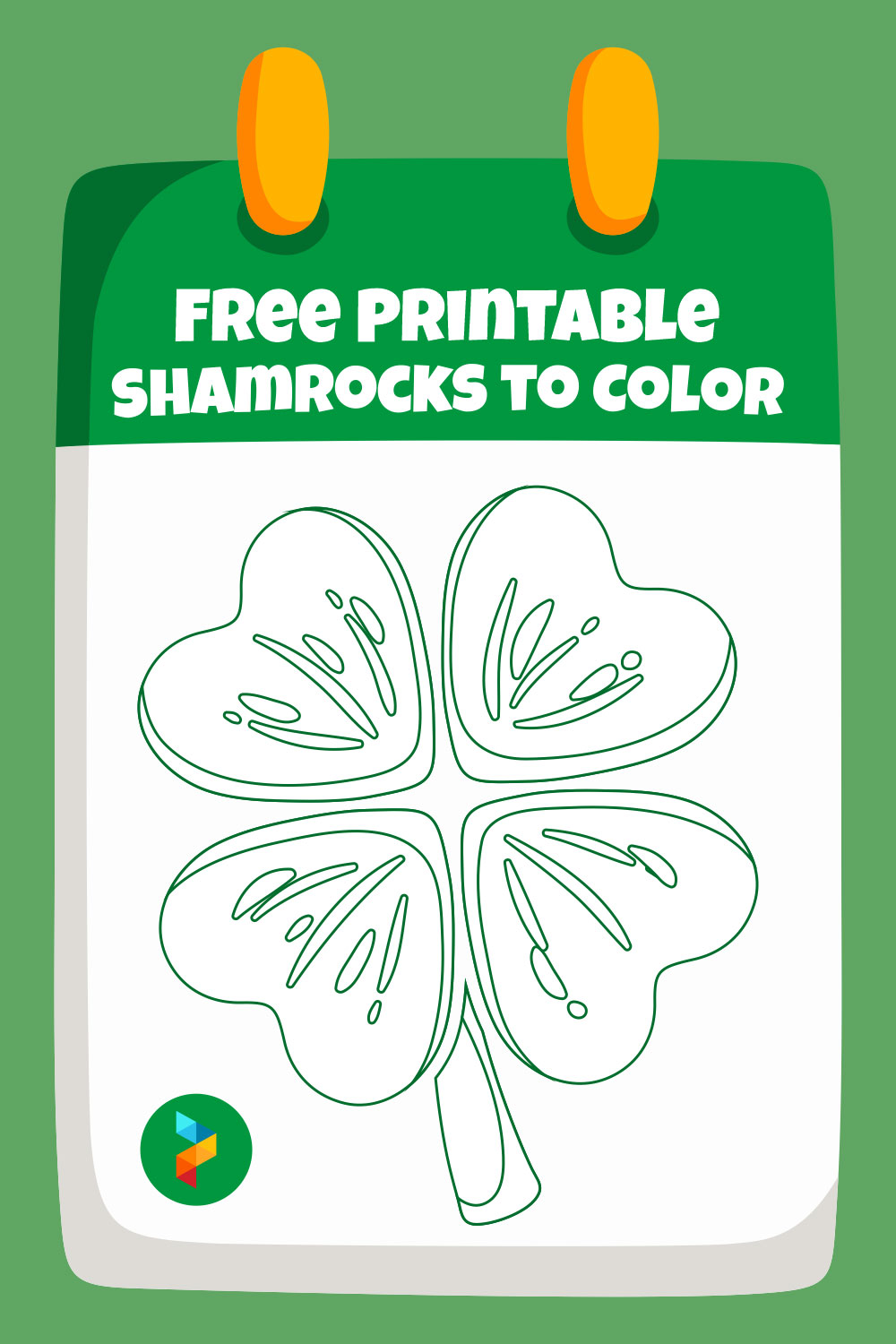 Printable Shamrocks To Color