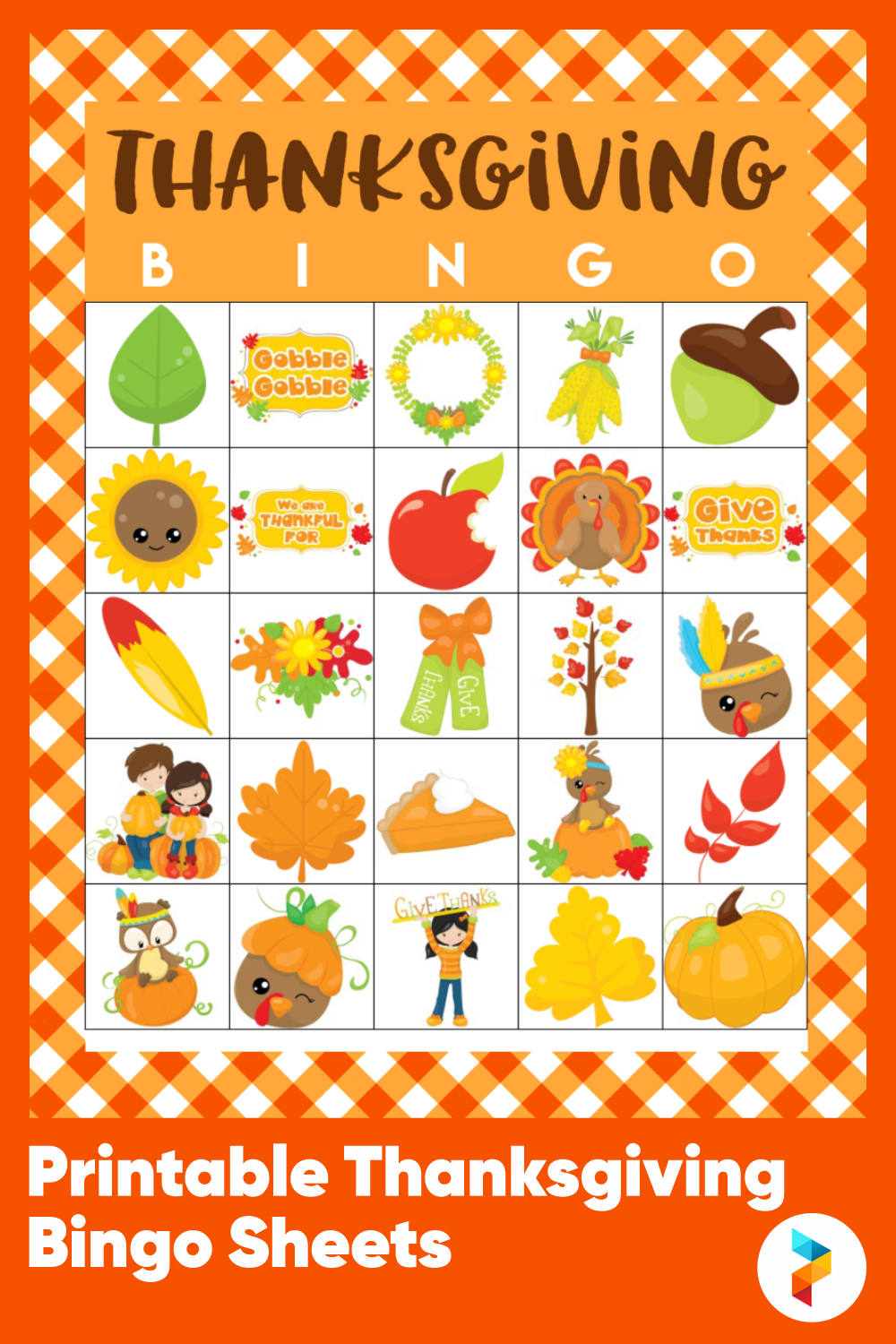 Printable Thanksgiving Bingo Sheets
