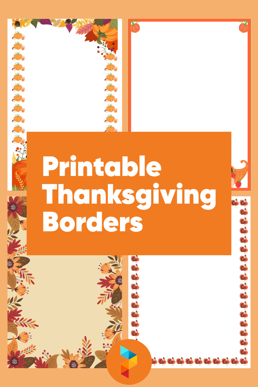 Printable Thanksgiving Borders