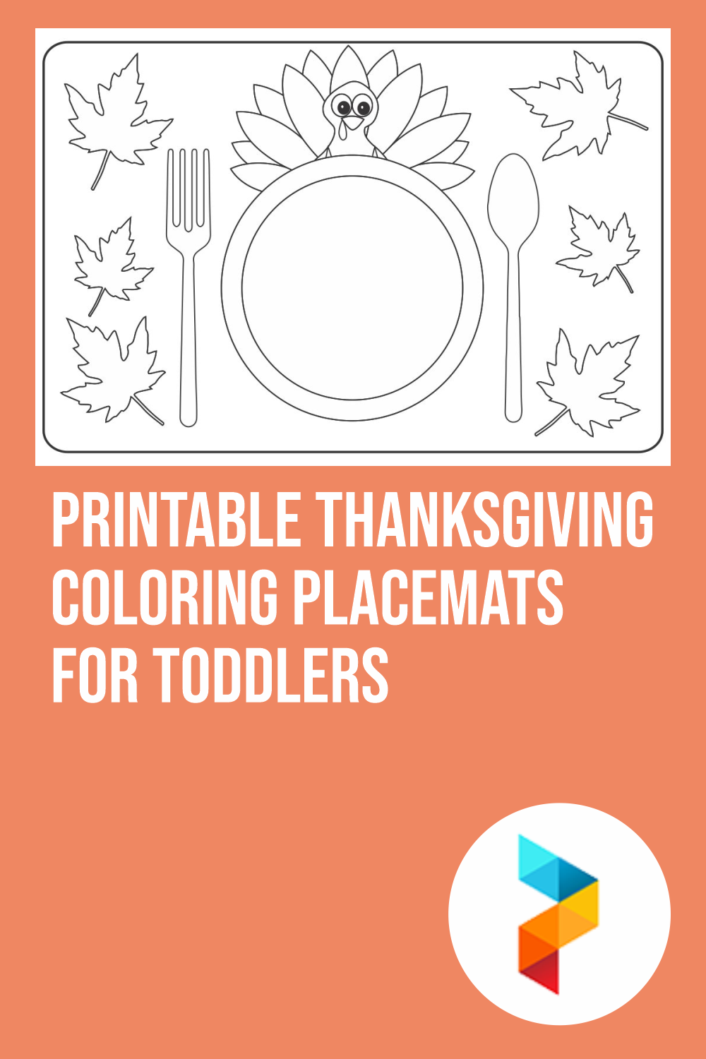 Thanksgiving Coloring Placemats For Toddlers