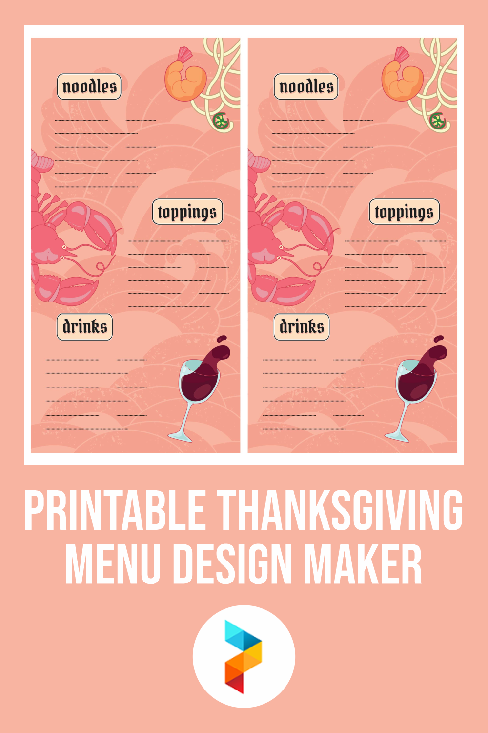 Thanksgiving Menu Design Maker