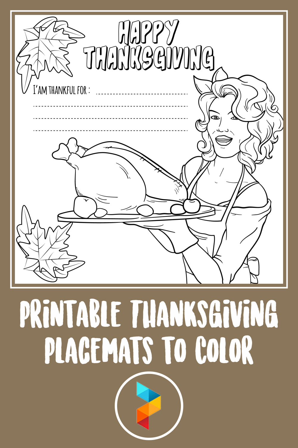 Thanksgiving Placemats To Color