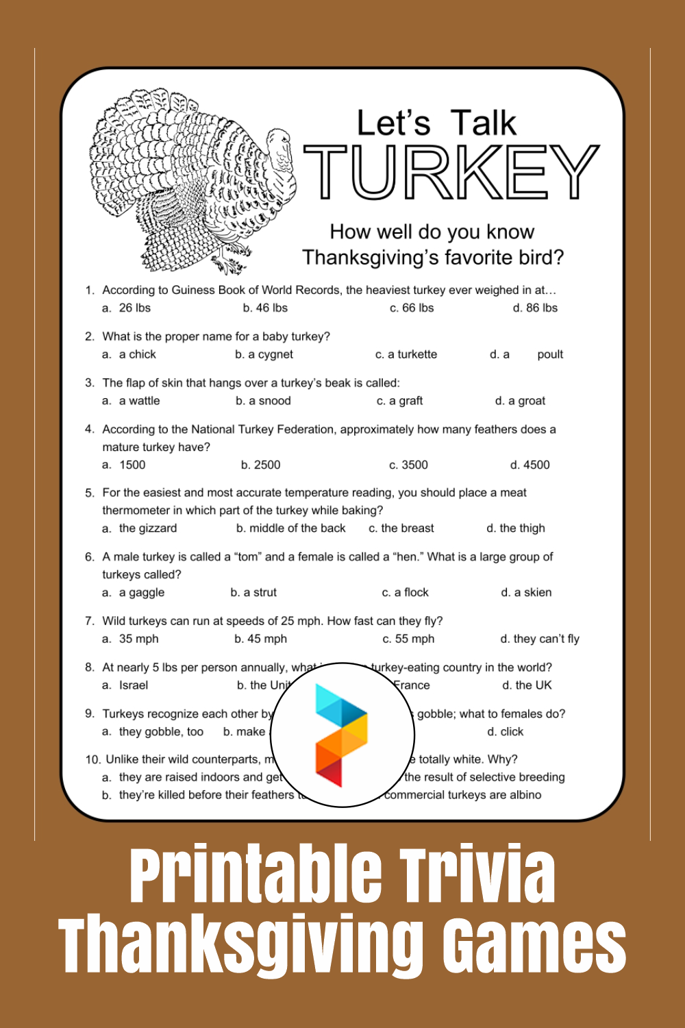 10 Best Printable Trivia Thanksgiving Games PDF for Free at Printablee