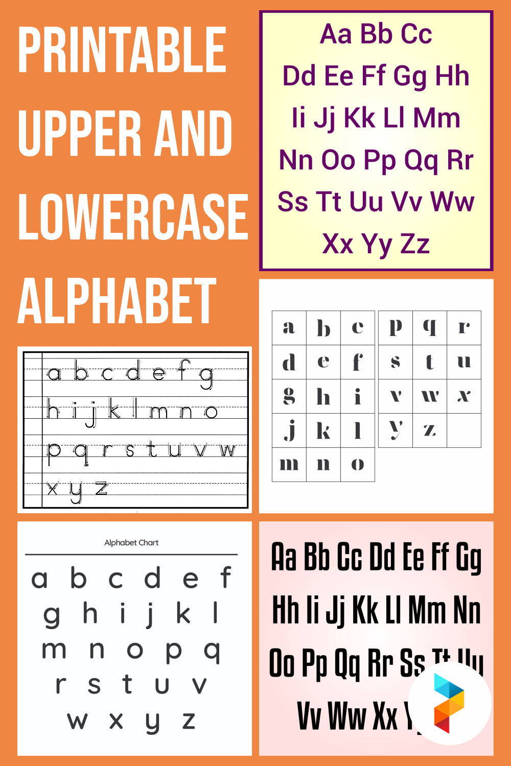 10 Best Printable Upper And Lowercase Alphabet Printablee Com