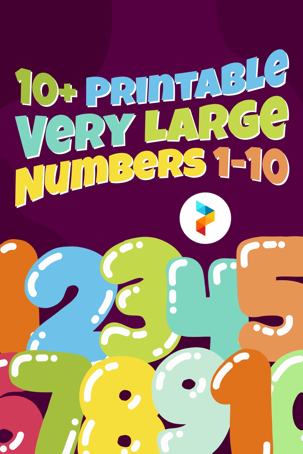 Printable Very Large Numbers 1 10