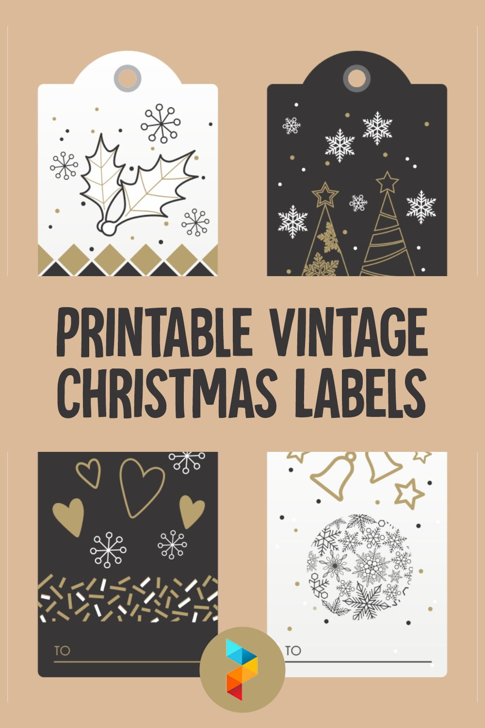 Vintage Christmas Labels