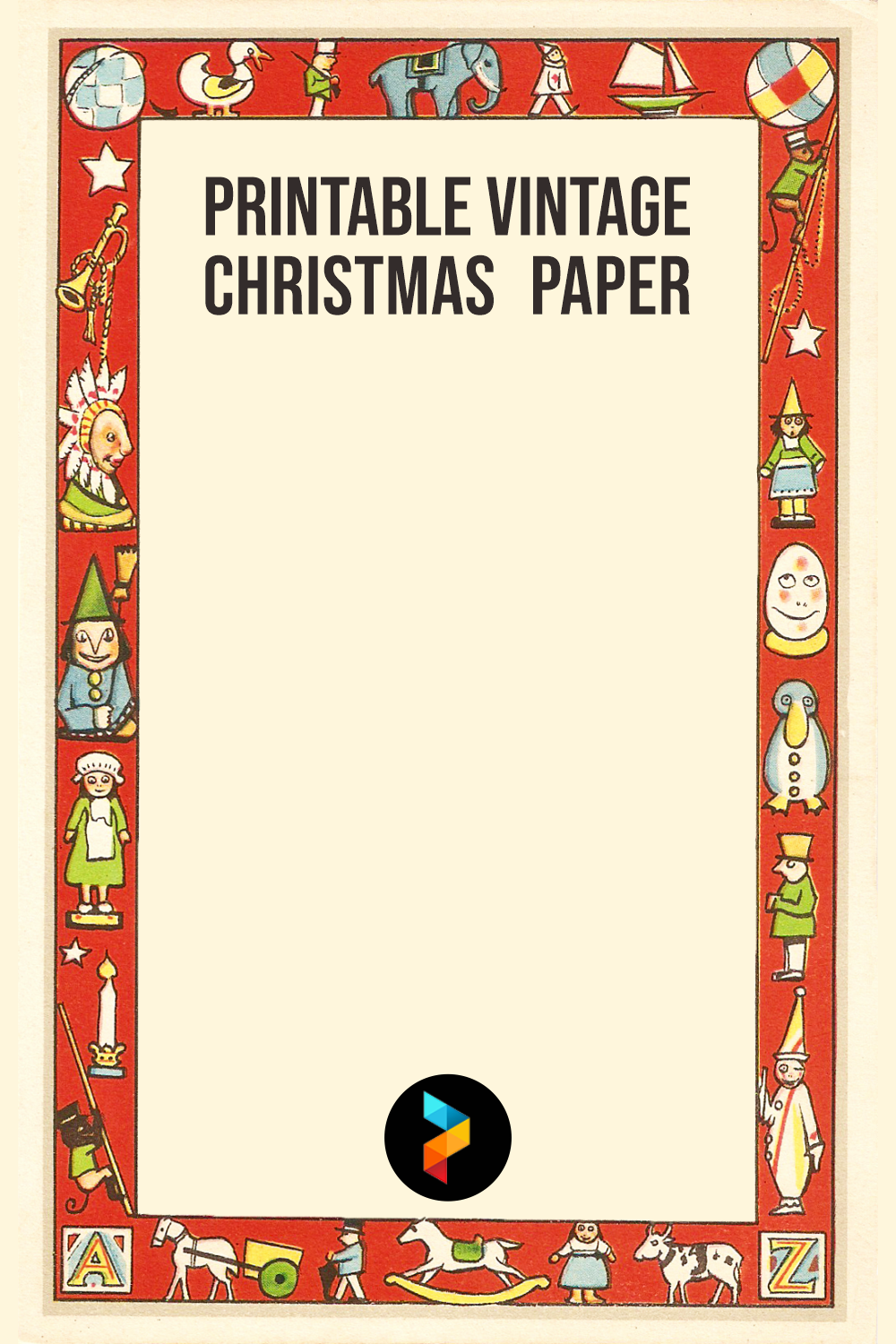 Free Vintage Christmas Paper