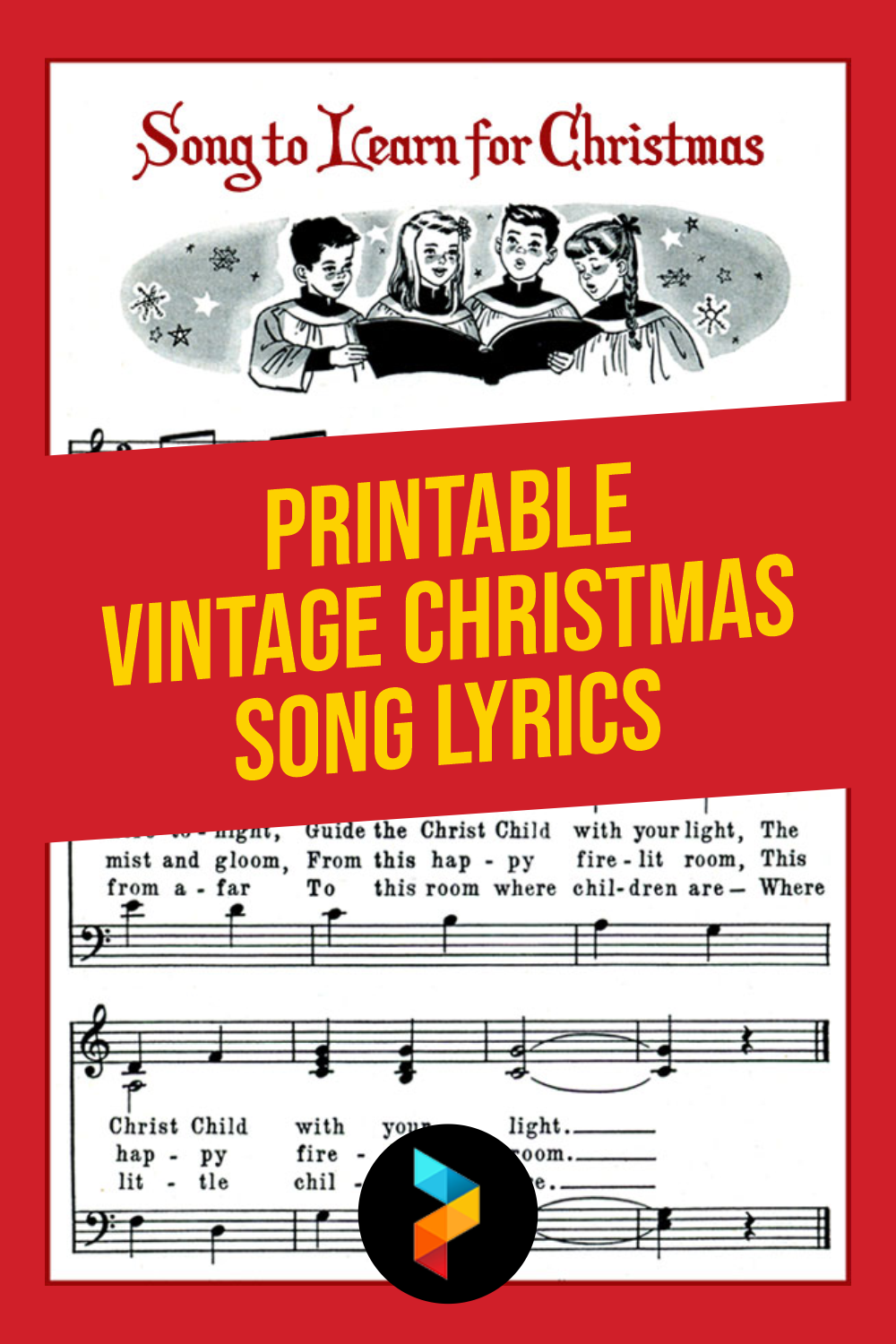 Best Free Printable Vintage Christmas Song Lyrics Pdf For Free At Printablee