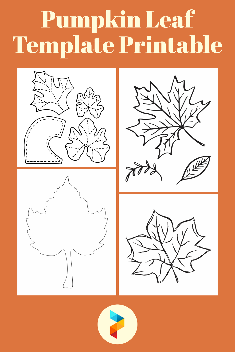 15 Best Pumpkin Leaf Template Printable PDF For Free At Printablee