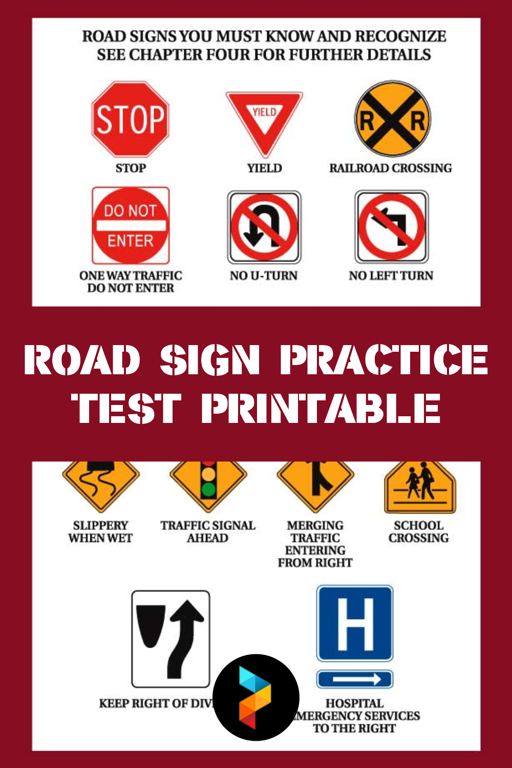 10 Best Road Sign Practice Test Printable