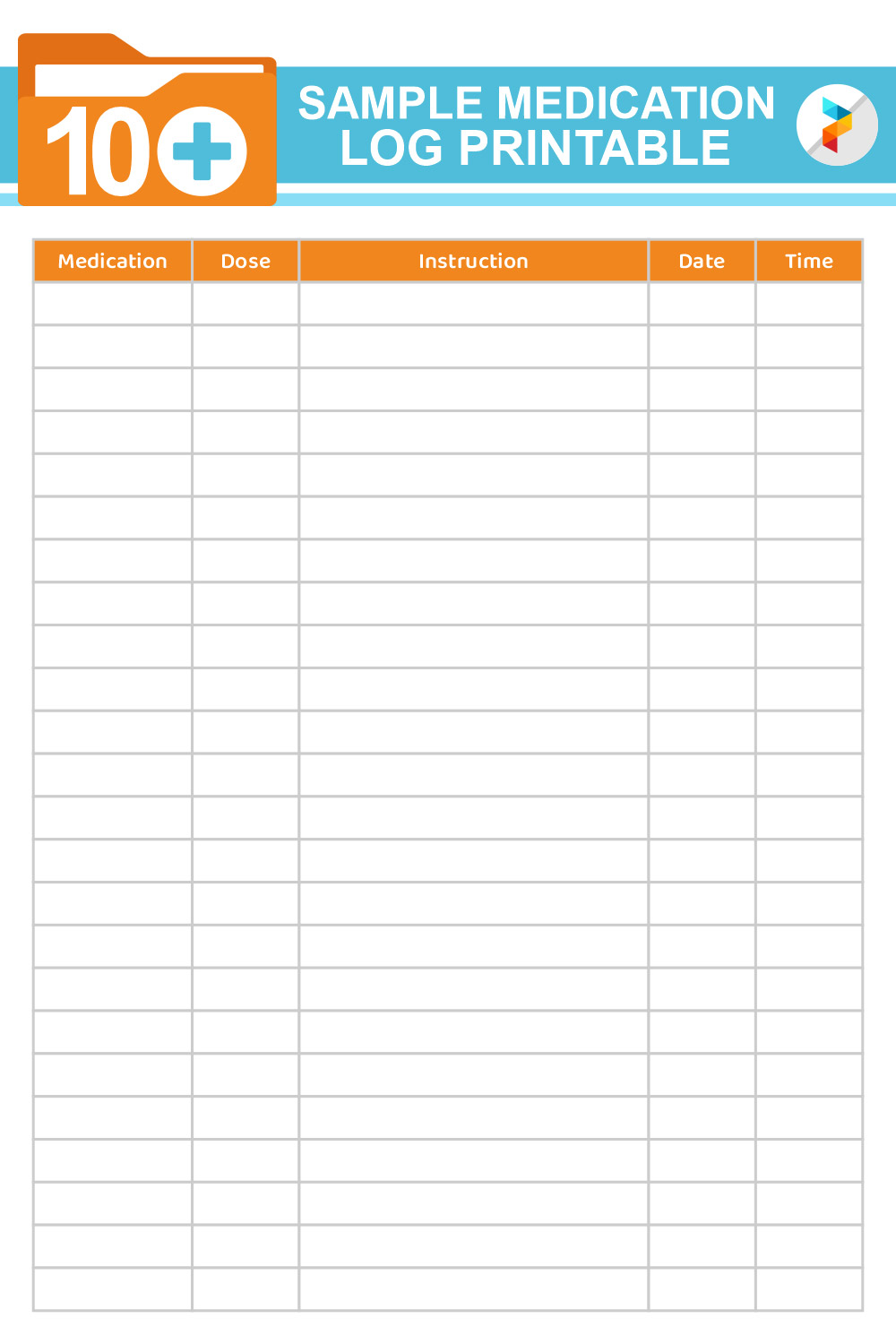 Sample Medication Log