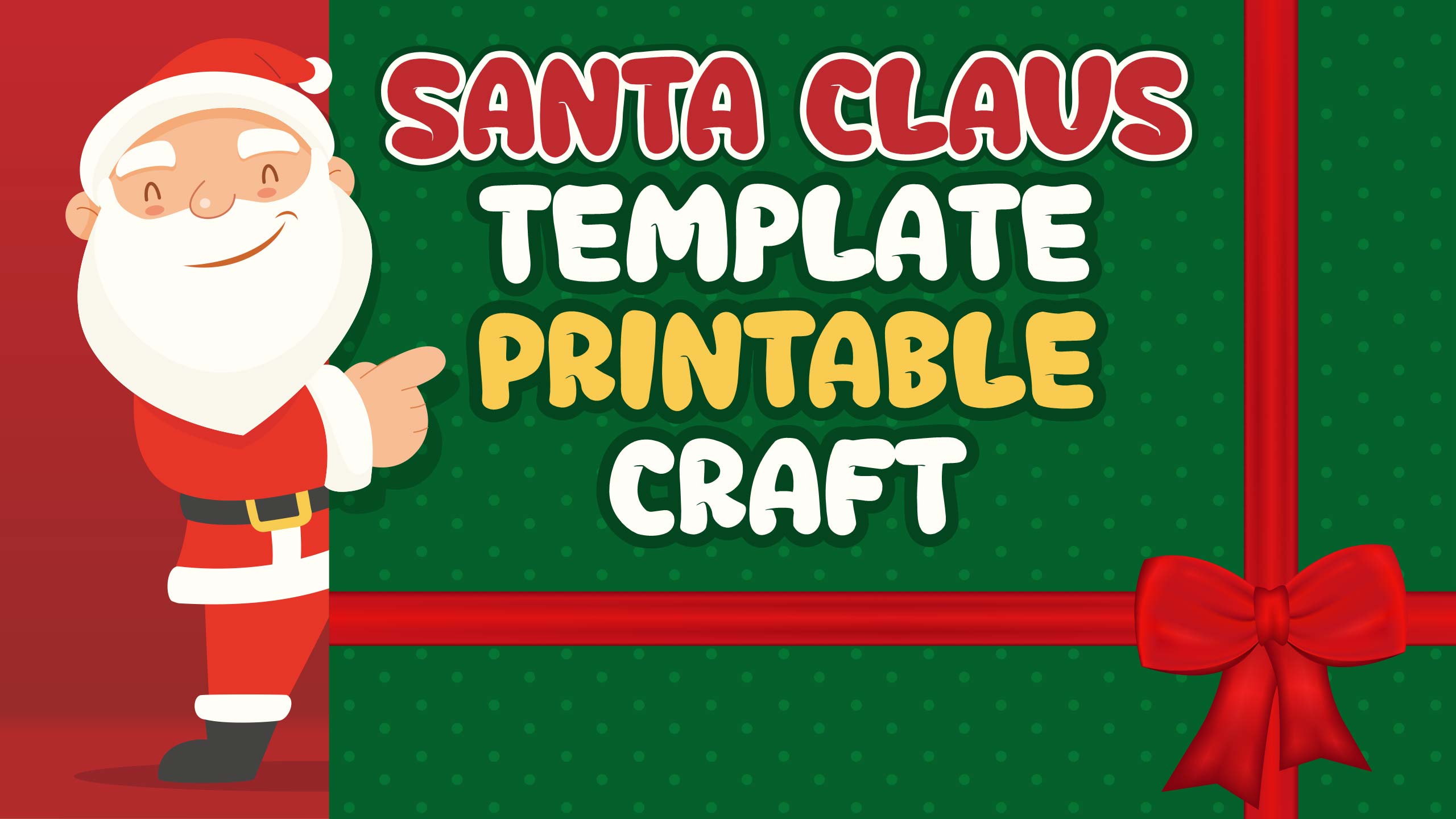 Santa Claus Template  Craft