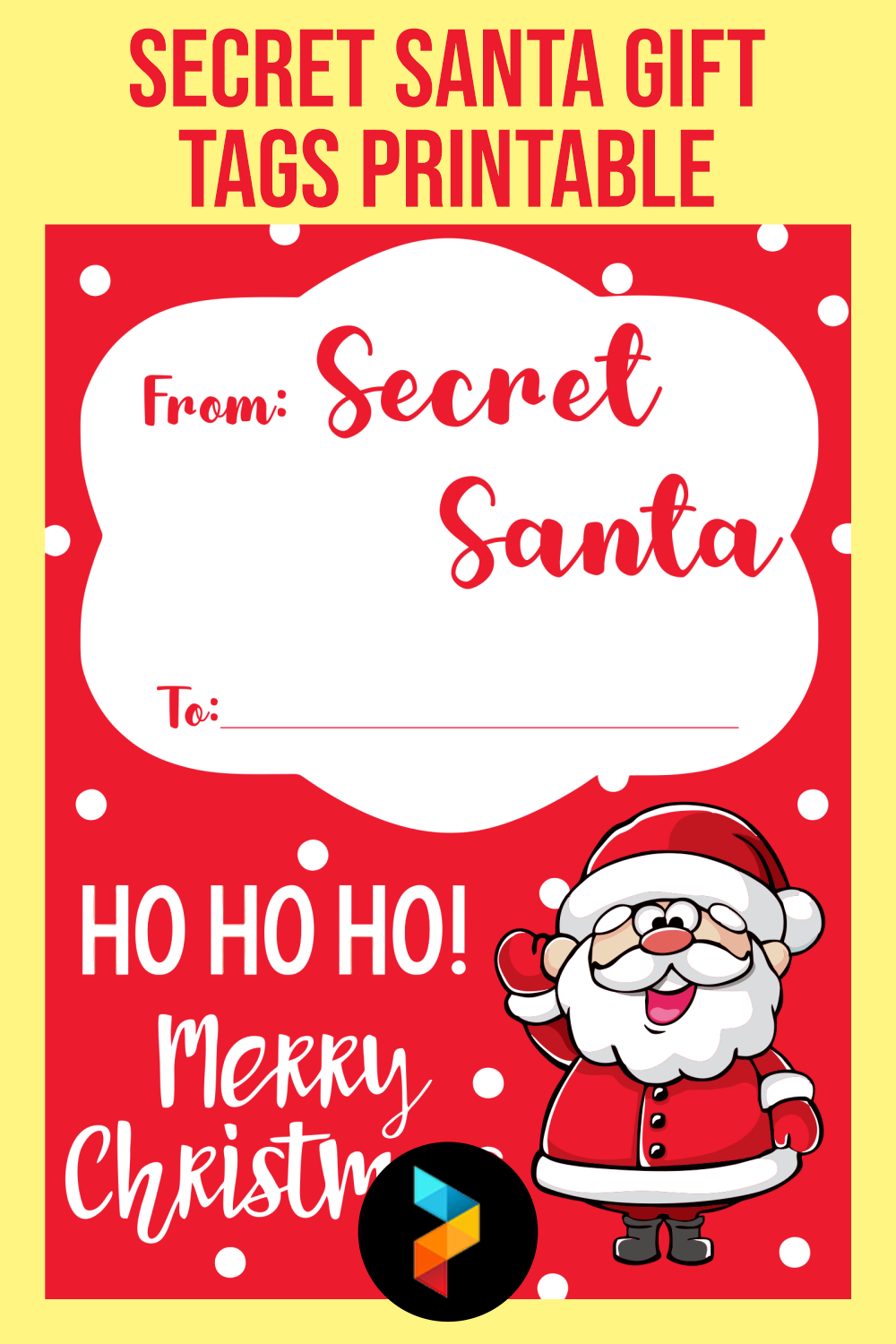 10 The Origin Secret Santa Gift Tags Free Printable