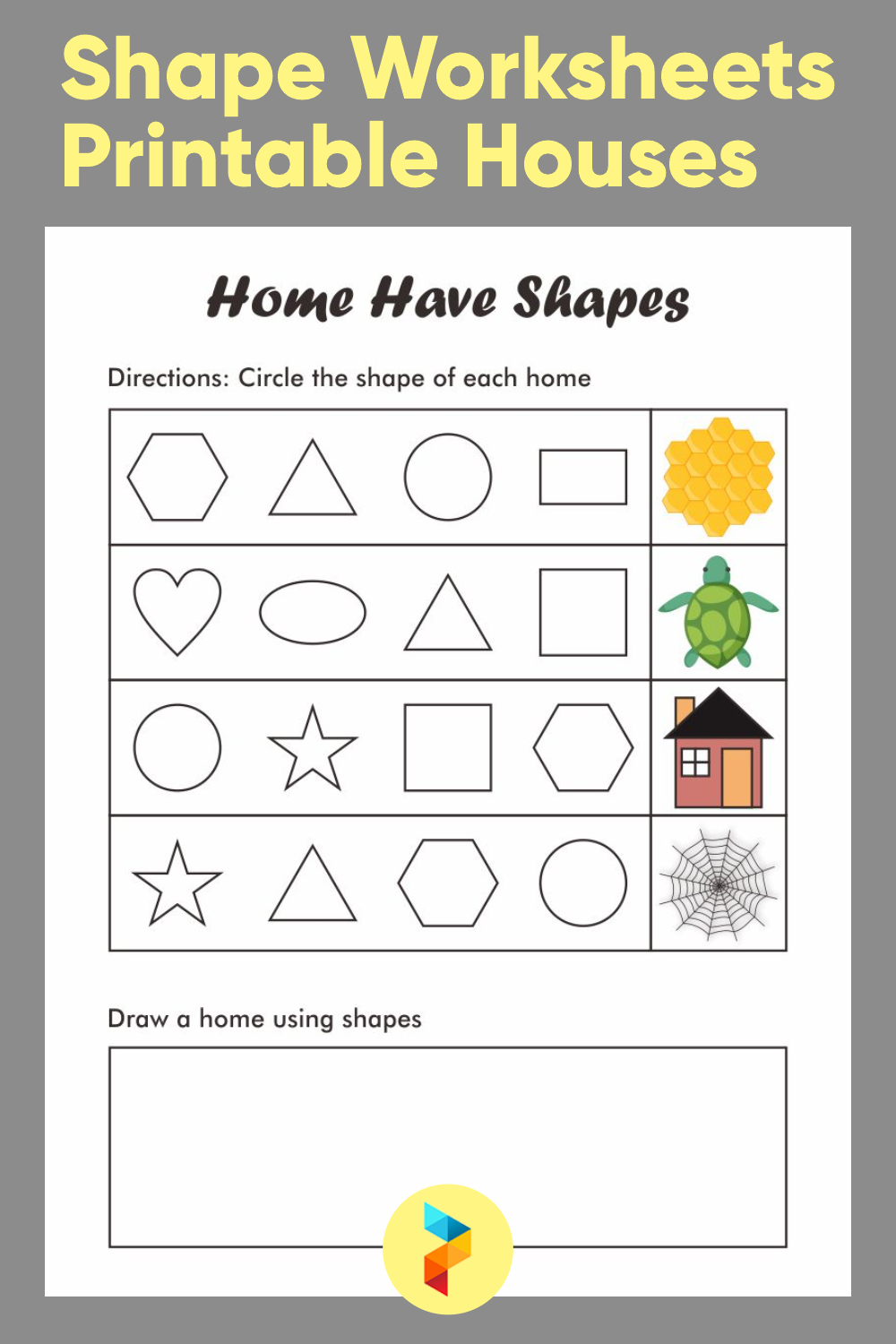 10 best shape worksheets printable houses printablee com