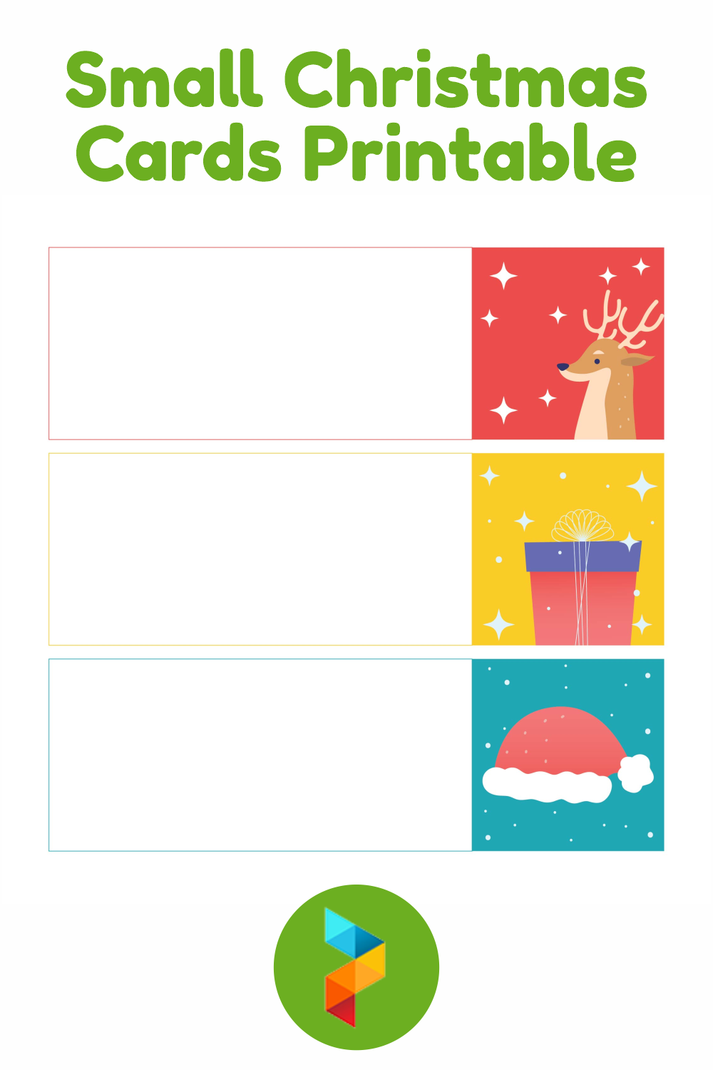 Small Christmas Cards Printable
