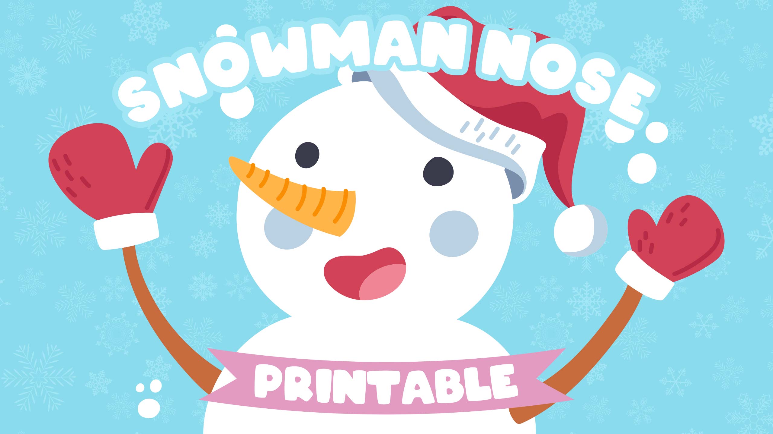 Snowman Nose Printable