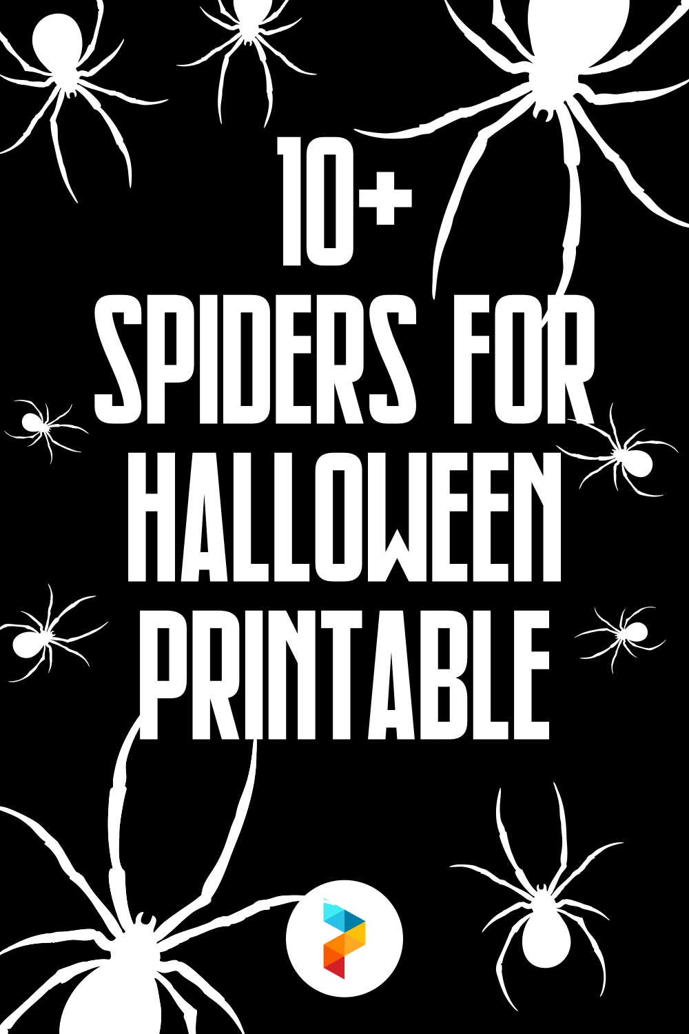 Spiders For Halloween Printable
