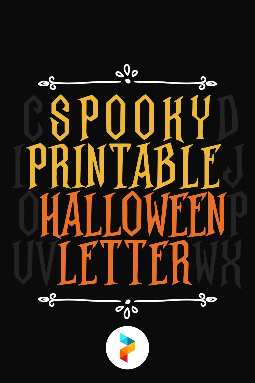 Spooky Printable Halloween Letters