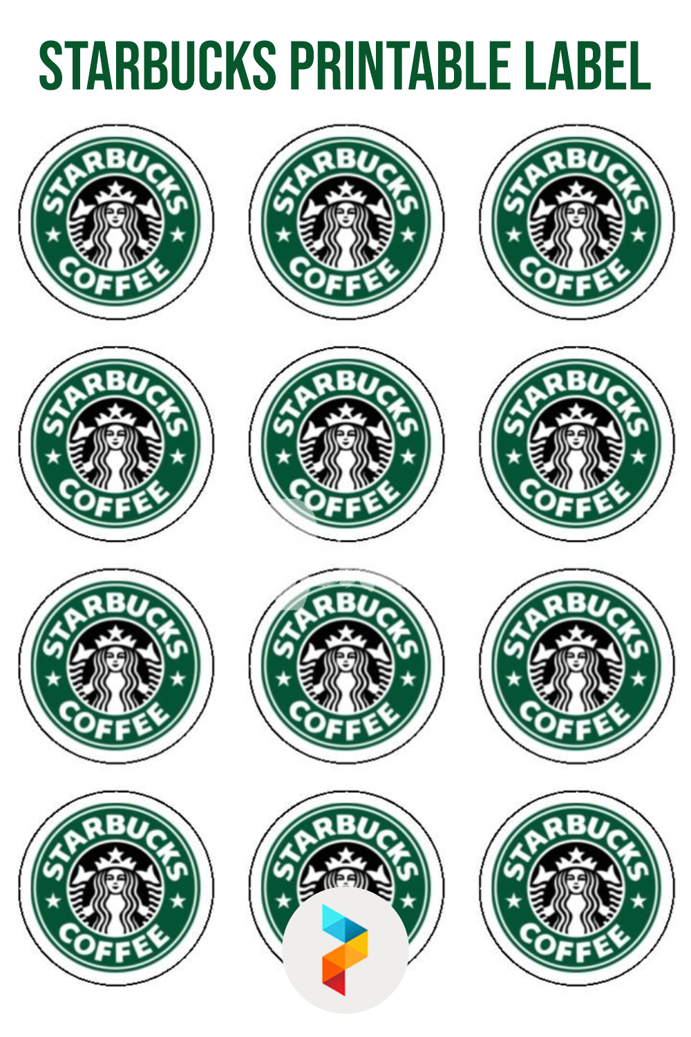 5 Best Starbucks Printable Label Printablee Com