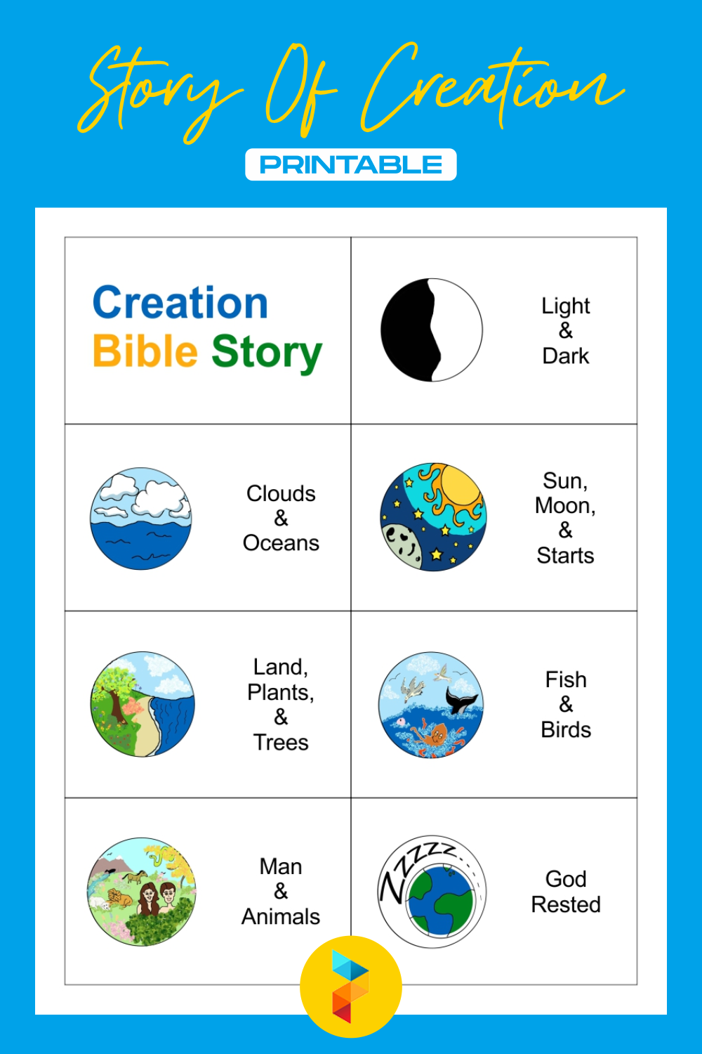 10 Best Story Of Creation Printable - printablee.com