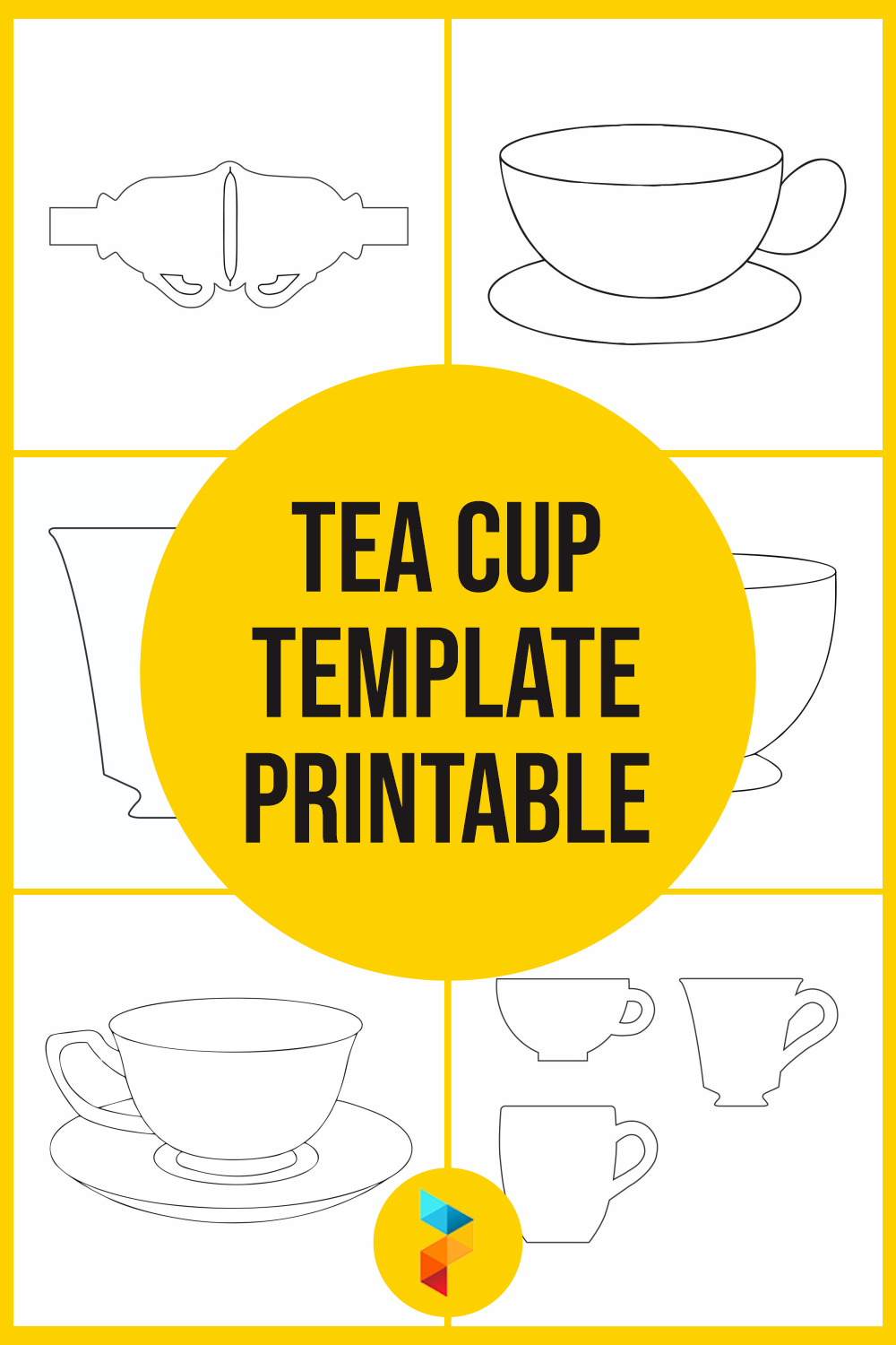 Tea Cup Template Printable