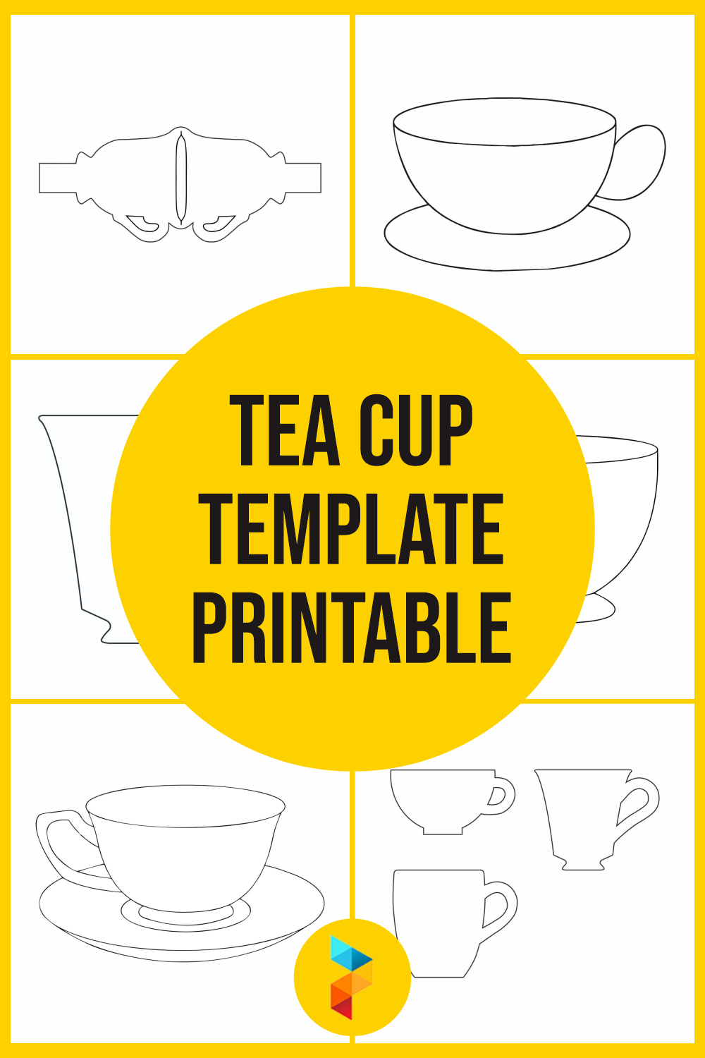 10 Best Tea Cup Template Free Printable PDF for Free at Printablee