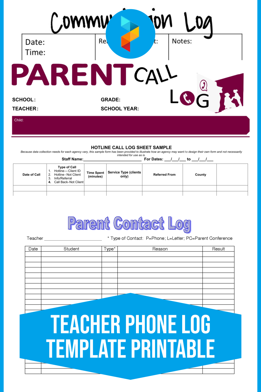 Teacher Phone Log Template Teacher Phone Log Template