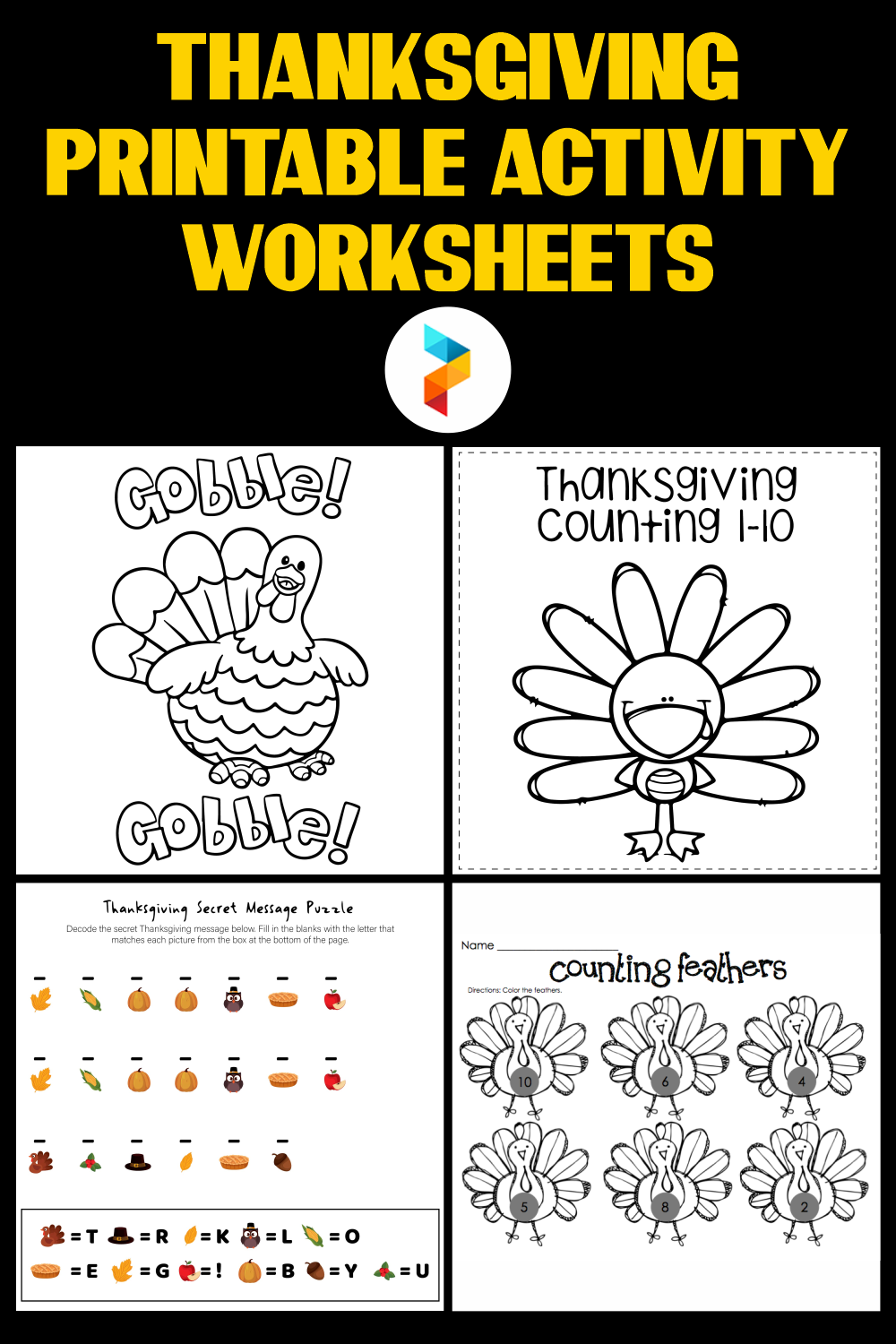 Thanksgiving Activity Worksheets