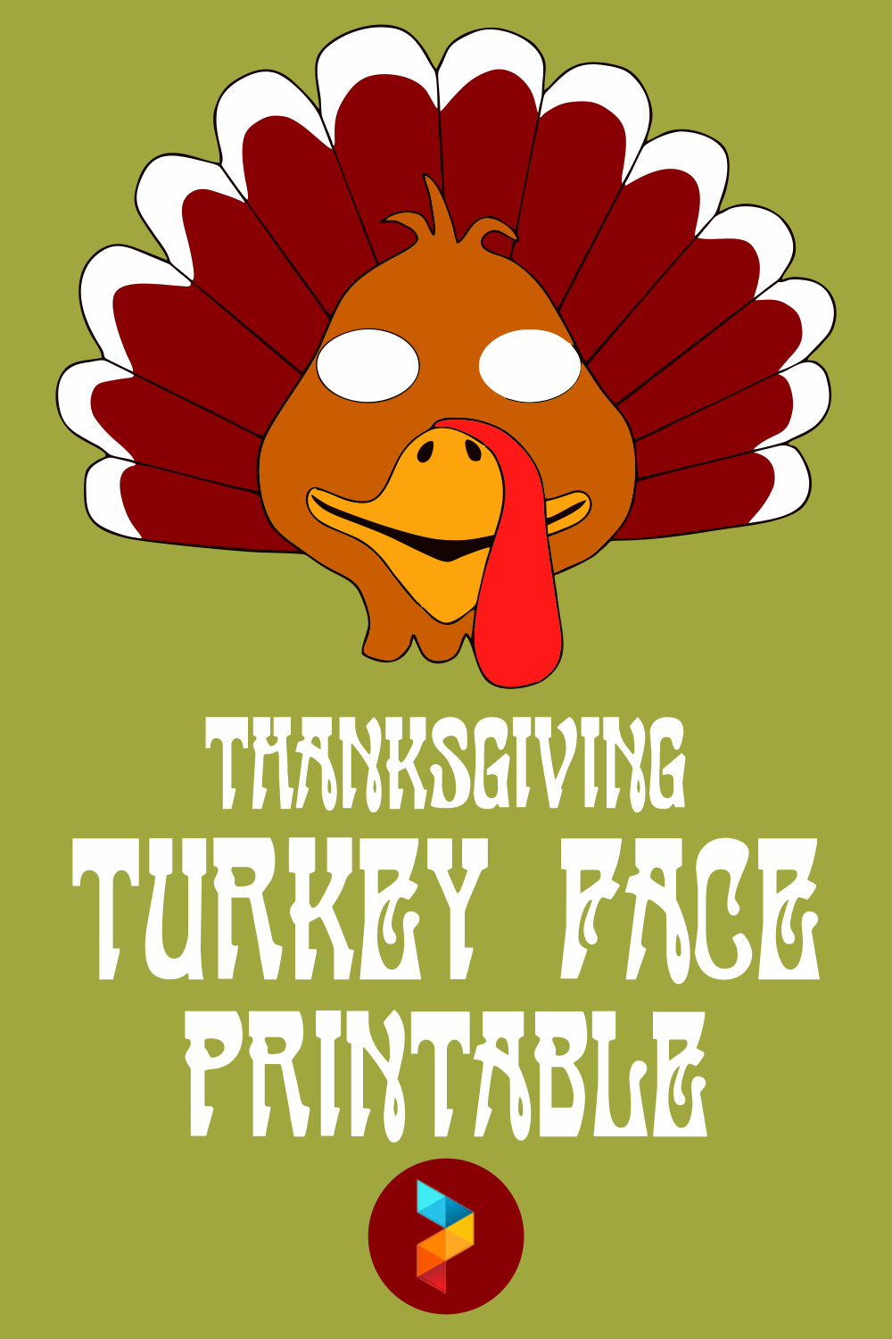 Thanksgiving Turkey Face 10 Free PDF Printables Printablee