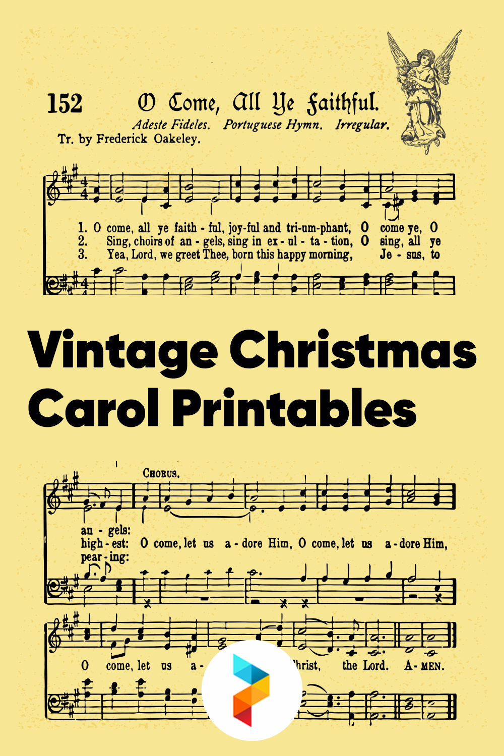 7 Best Vintage Christmas Carol Free Printables