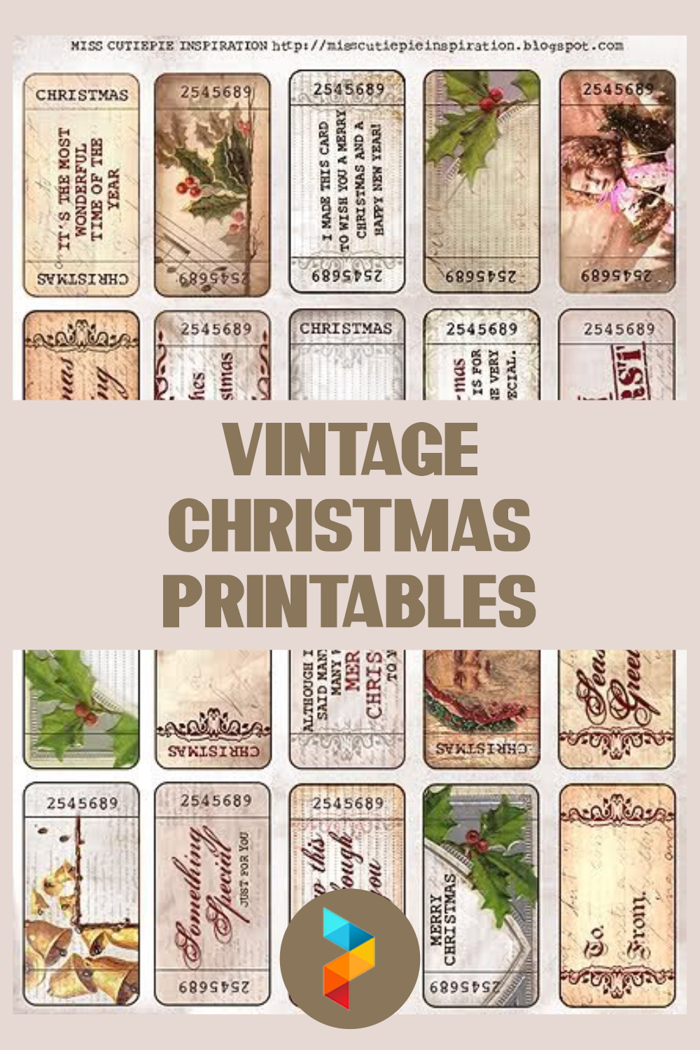 Vintage Christmas Printables